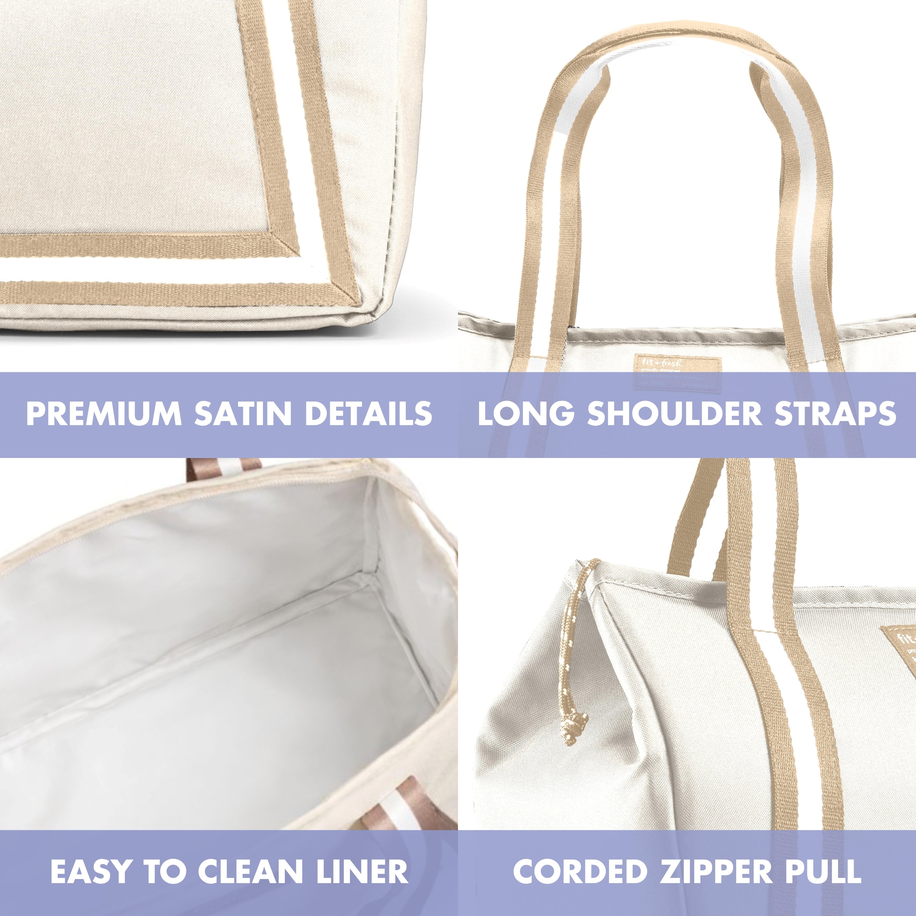 fit-fresh-everleigh-lunch-bag-with-lunch-kit-cream-xl-roomy-insulated-lunch-bag- image 3
