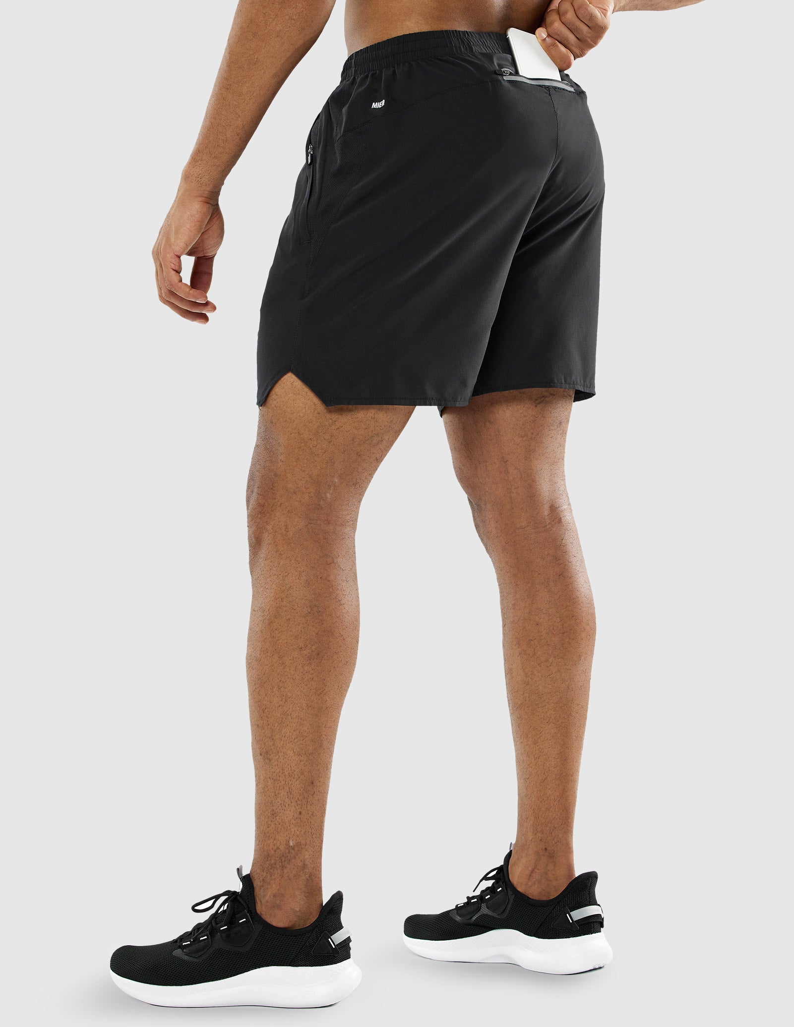 mier-pacelite-men-s-5-running-shorts-with-zipper-pockets-quick-dry-mesh-ventilat image 1