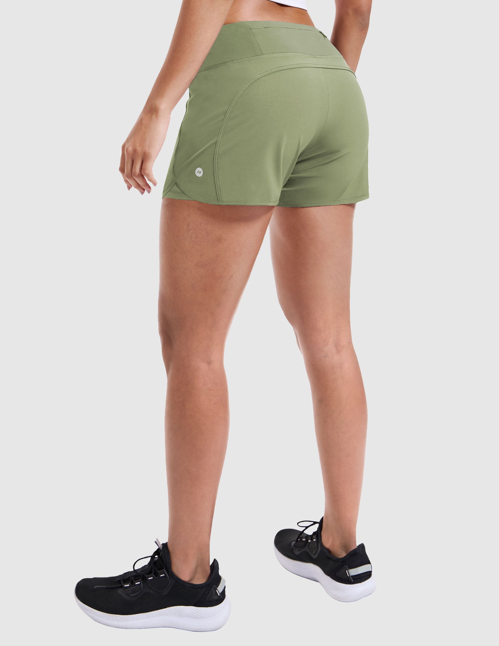 mier-pacelite-women-s-2-in-1-running-shorts-3-high-waisted-quick-dry-shorts-with image 4