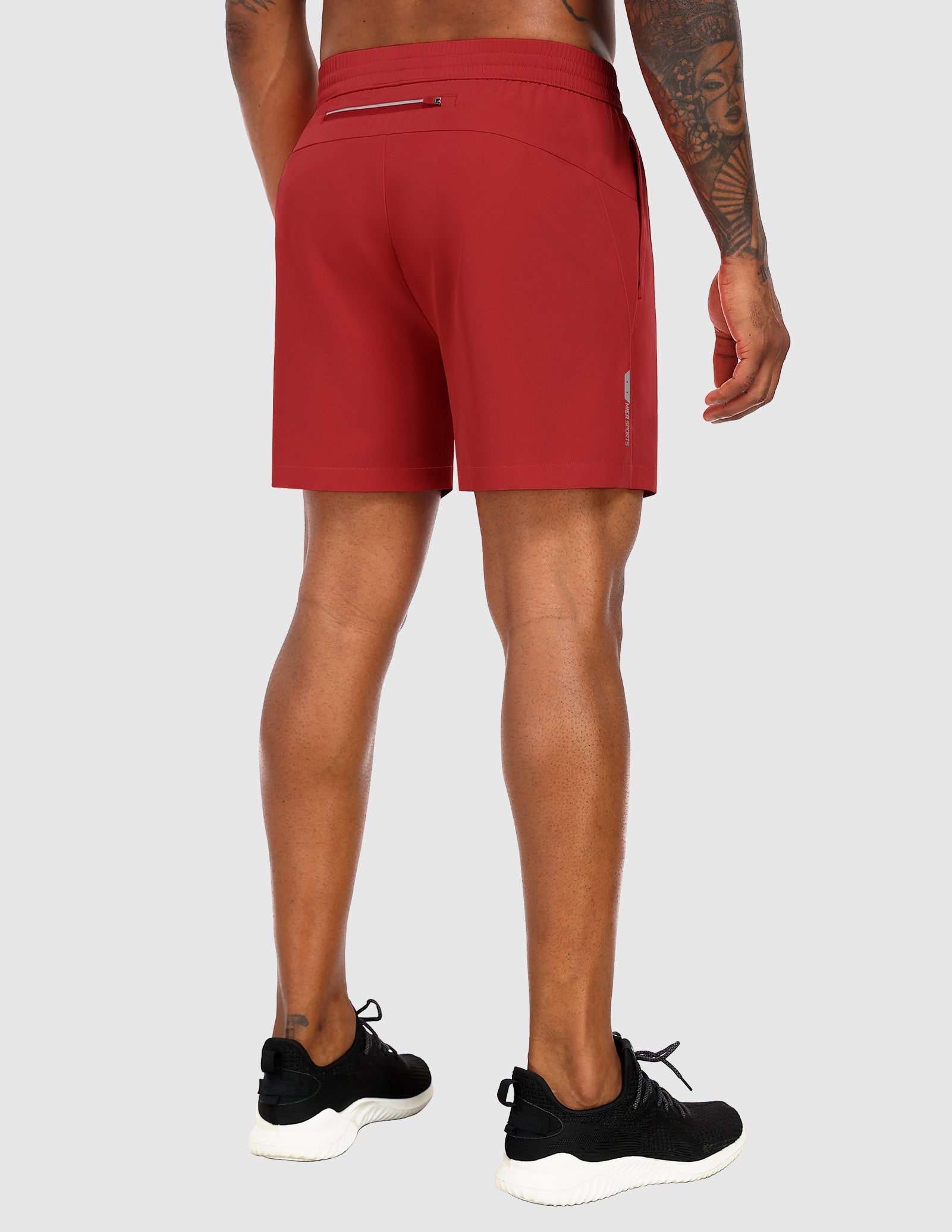 mier-sprintdry-men-s-5-running-shorts-with-phone-pocket-3-zip-pockets-reflective image 8