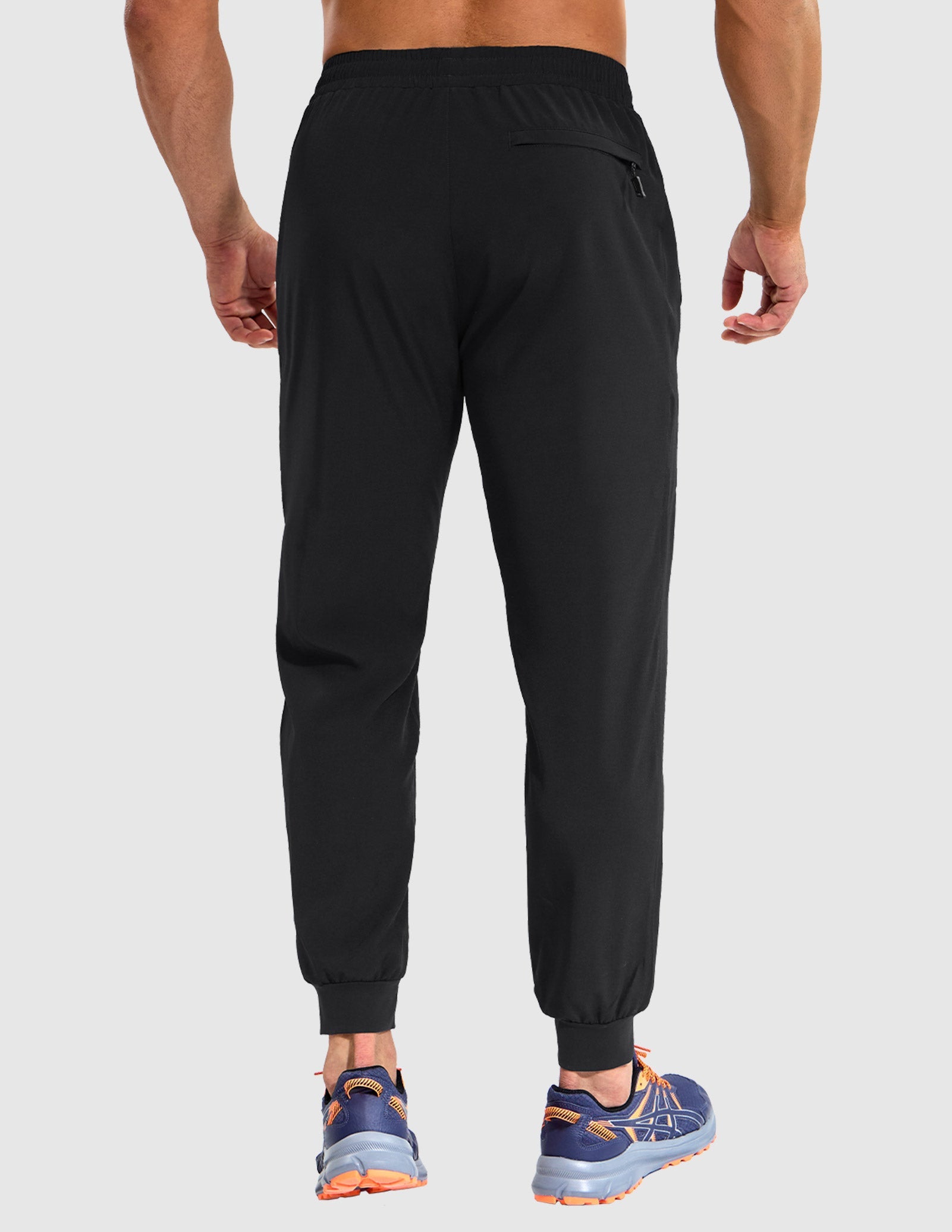 mier-men-s-sprintdry-joggers-lightweight-recycled-polyester-running-pants-with-w image 8