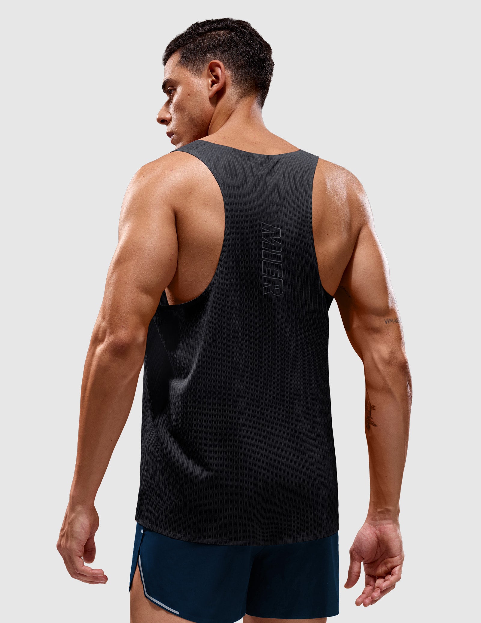 mier-limitless-men-s-running-race-singlet-2-5-oz-ultralight-airmesh-race-tank image 3