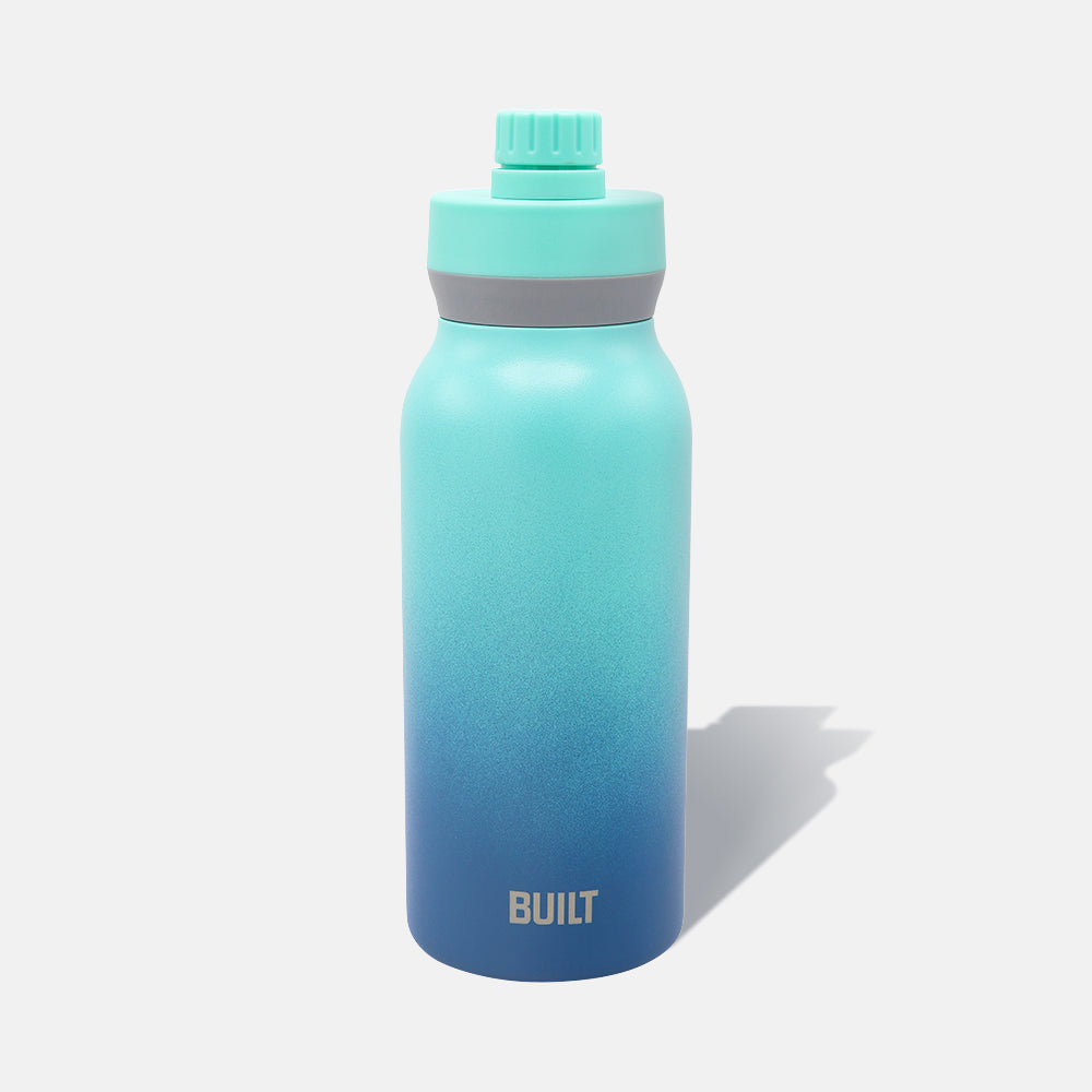 built-32oz-wide-mouth-cascade-stainless-steel-water-bottle-with-chug-lid image 1
