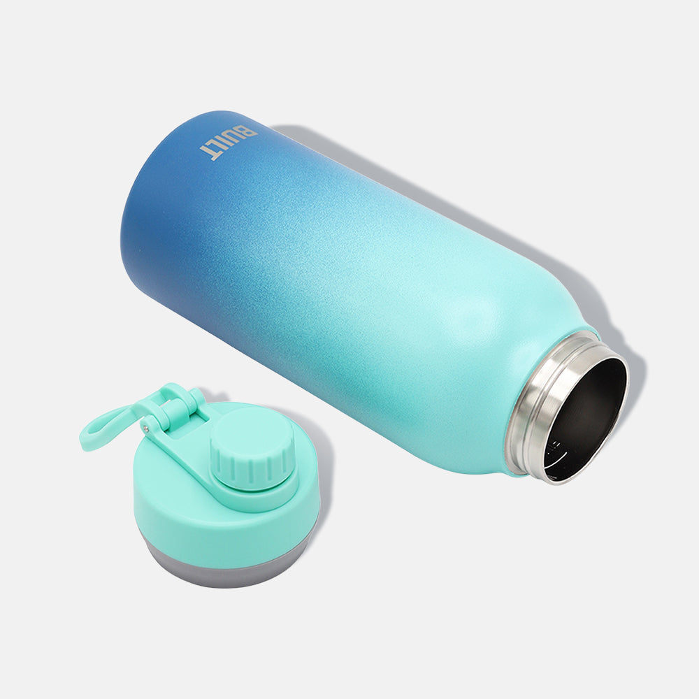 built-32oz-wide-mouth-cascade-stainless-steel-water-bottle-with-chug-lid image 3