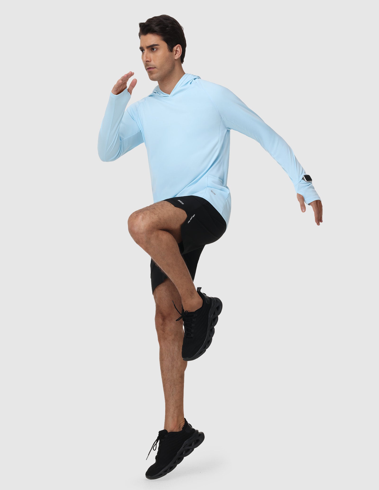 mier-tempocool-men-s-upf-50-performance-long-sleeve-running-hoodie image 4