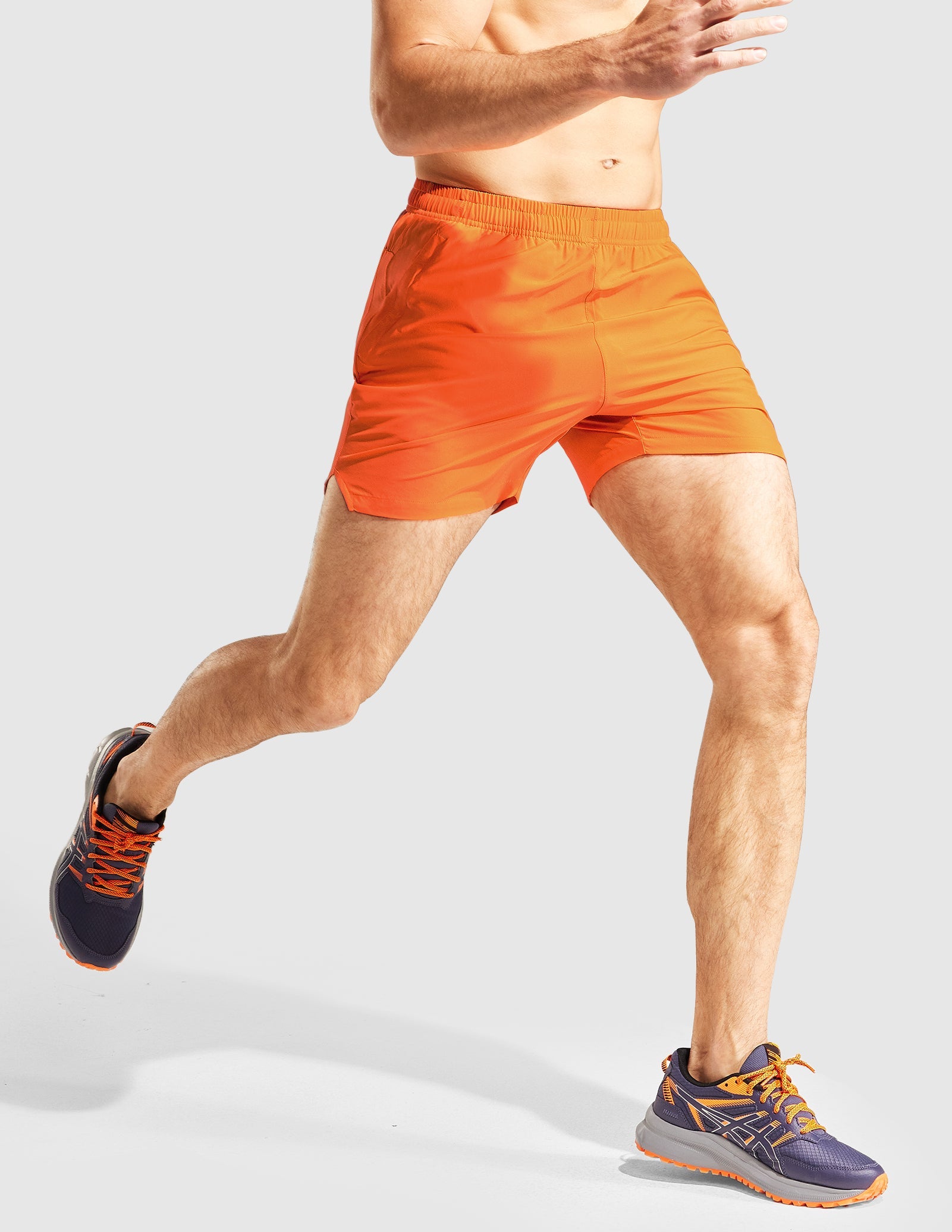 mier-pacelite-men-s-5-running-shorts-with-zipper-pockets-quick-dry-mesh-ventilat image 5