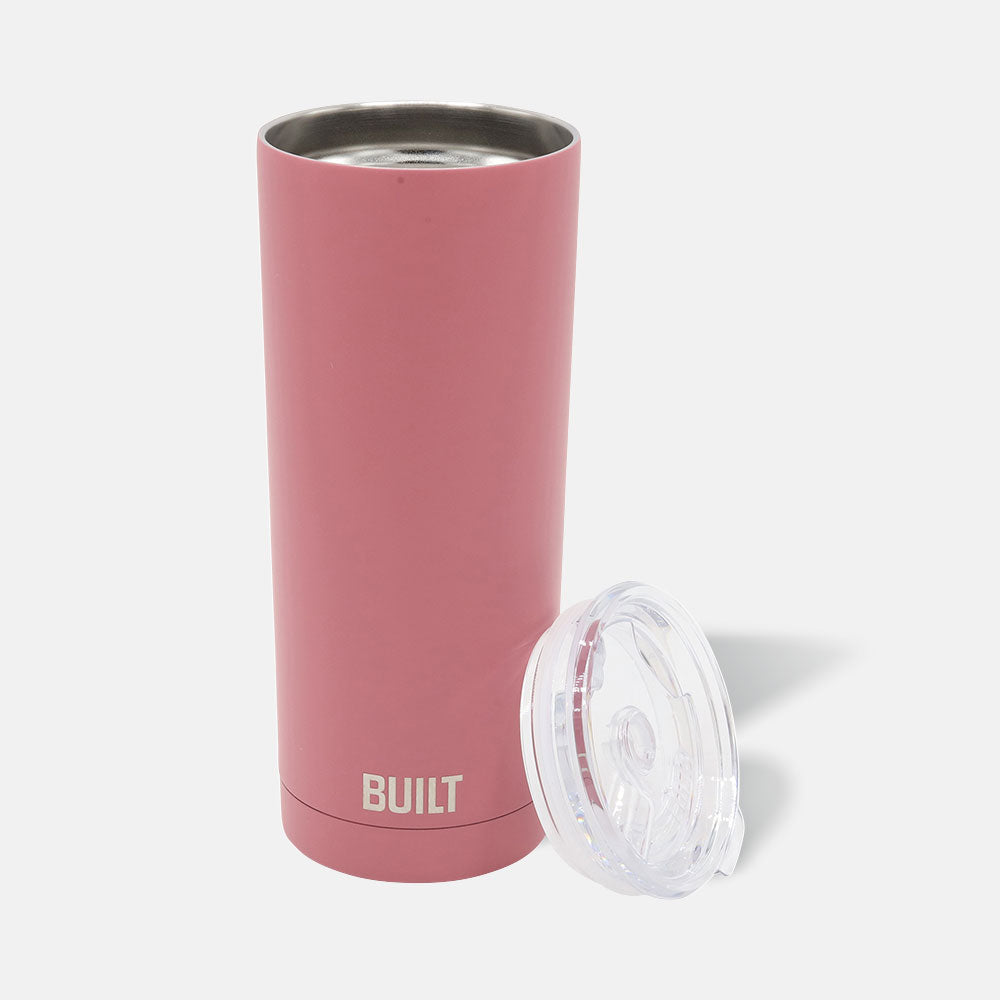 built-20oz-double-wall-stainless-steel-tumbler-one-slide-lid-cold-24-hours-hot-6 image 6