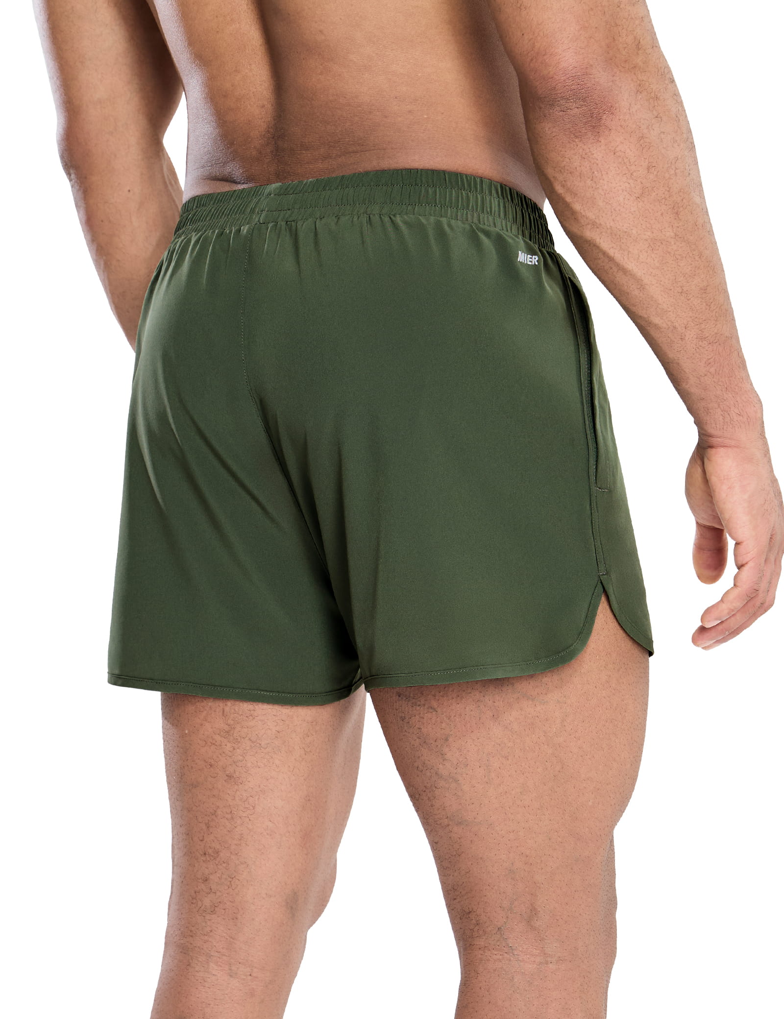 mier-pacelite-men-s-3-split-running-shorts-with-brief-lightweight-quick-dry-race image 7