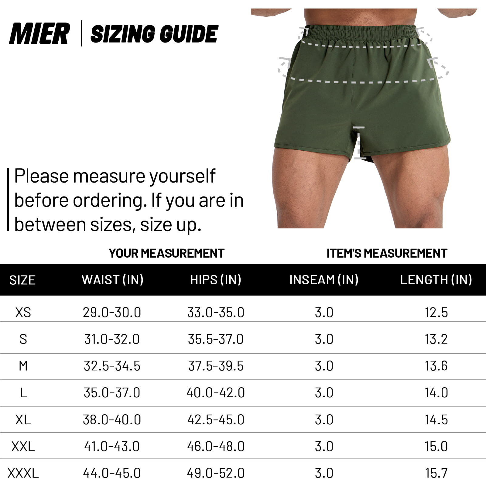 mier-pacelite-men-s-3-split-running-shorts-with-brief-lightweight-quick-dry-race image 8