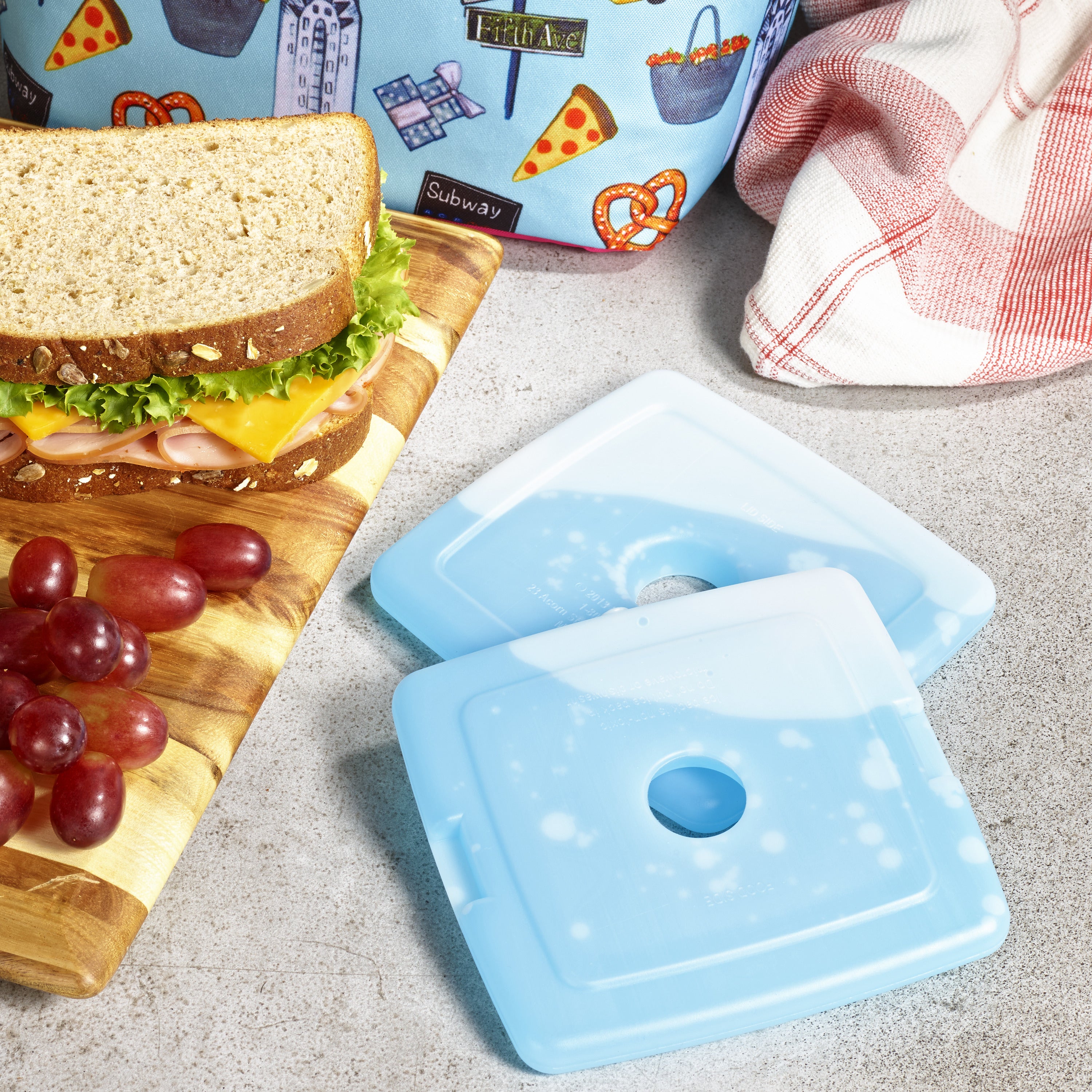 fit-fresh-cool-coolers-adult-slim-ice-packs-set-of-4-hard-sided-reusable-slim-ic image 2