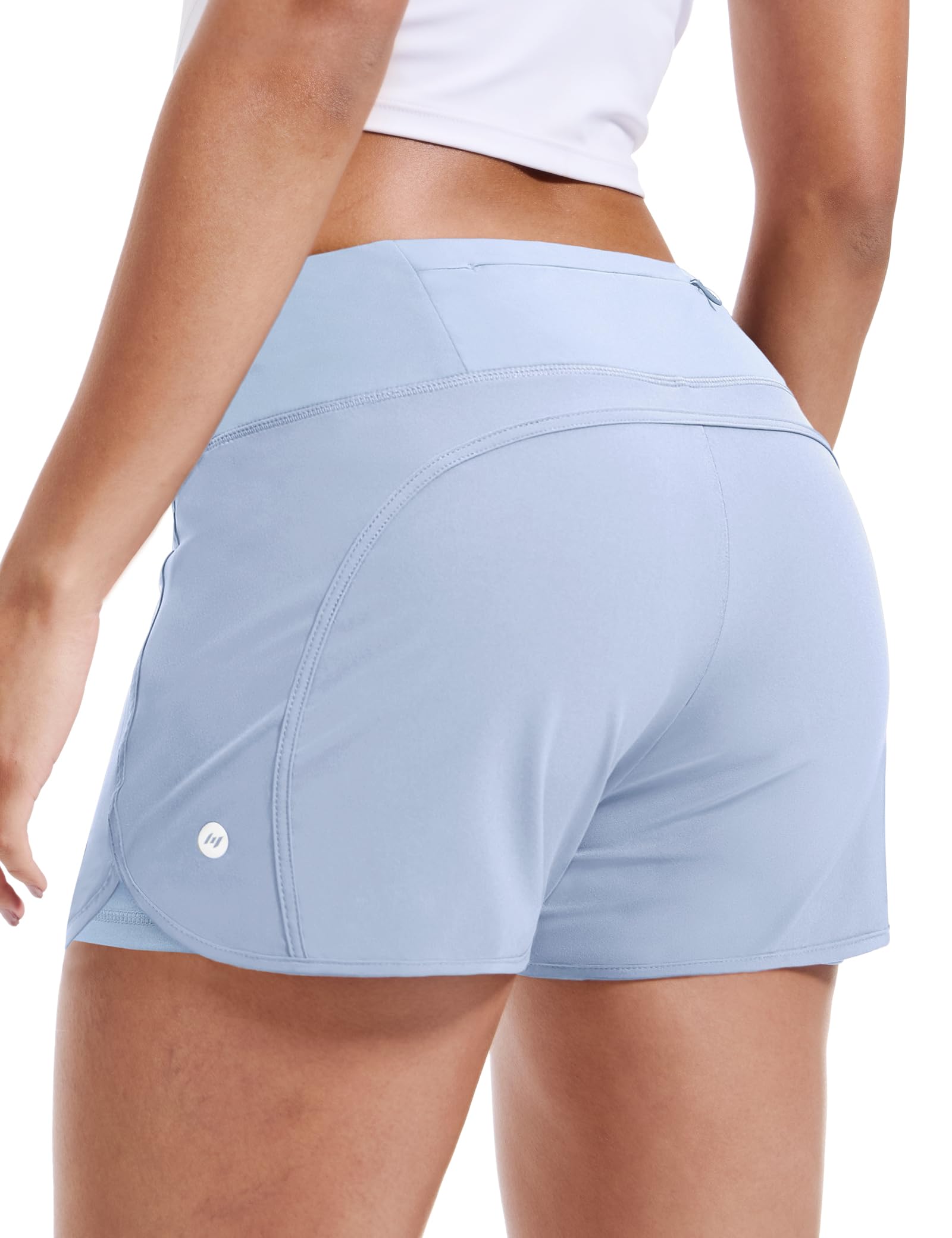 mier-pacelite-women-s-2-in-1-running-shorts-3-high-waisted-quick-dry-shorts-with image 5
