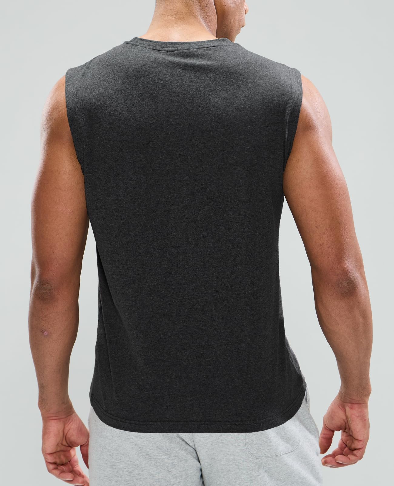 mier-men-s-cotton-sleeveless-muscle-shirt-cotton-spandex-stretch-tank-top image 6