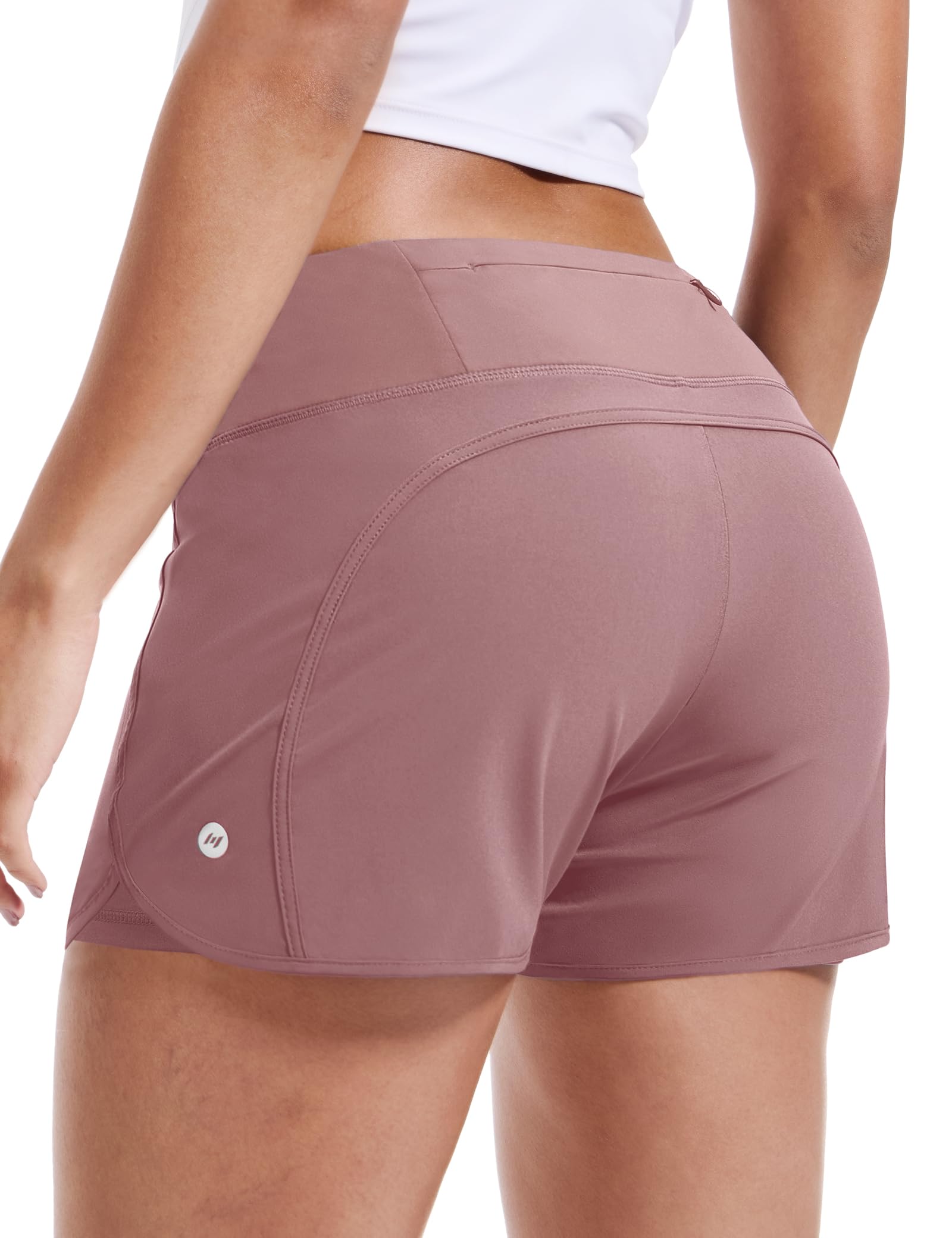 mier-pacelite-women-s-2-in-1-running-shorts-3-high-waisted-quick-dry-shorts-with image 3