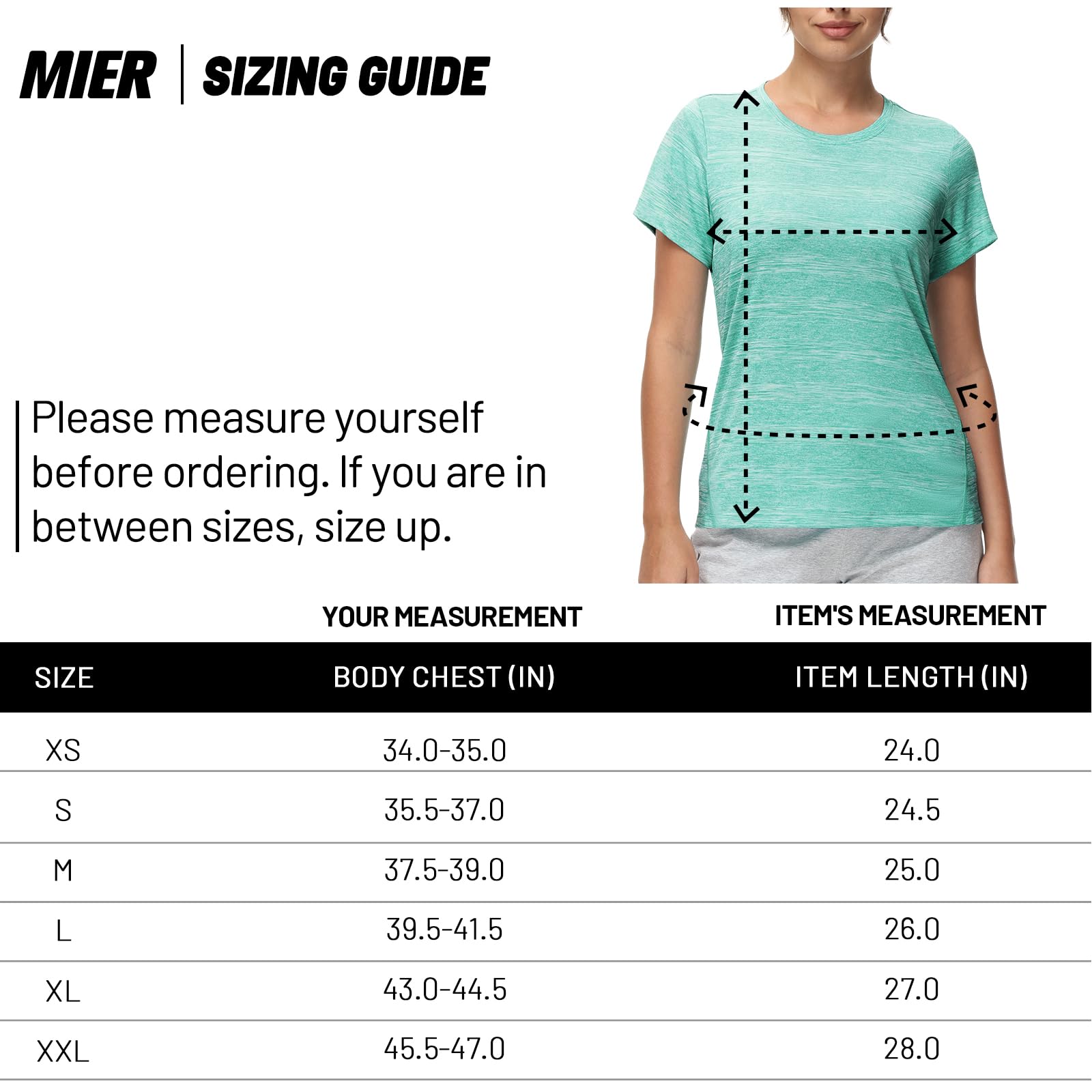 mier-women-s-athletic-t-shirt-quick-dry-moisture-wicking-performance-tee image 5