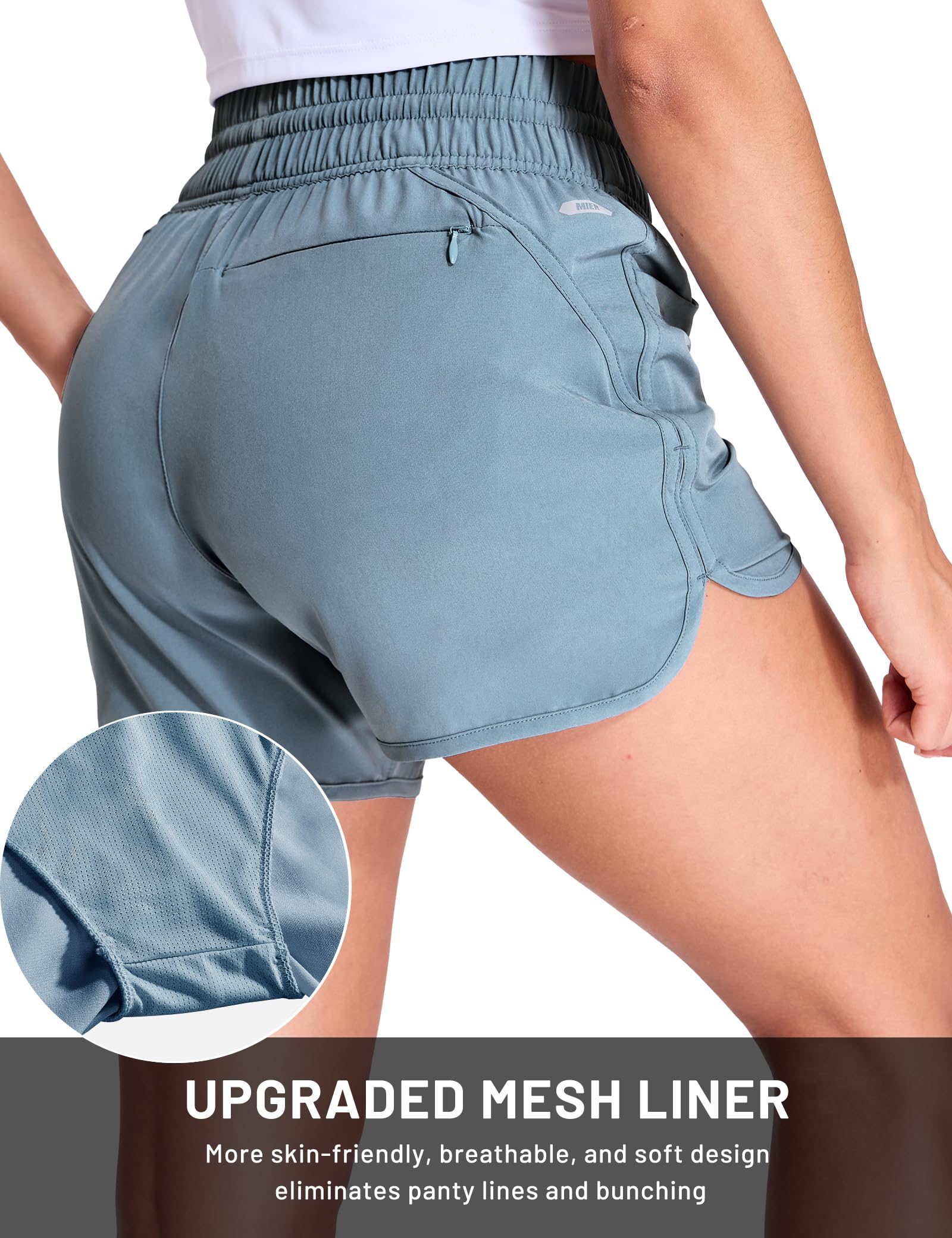 mier-women-s-pacelite-4-split-running-shorts-with-built-in-liner-and-adjustable- image 6