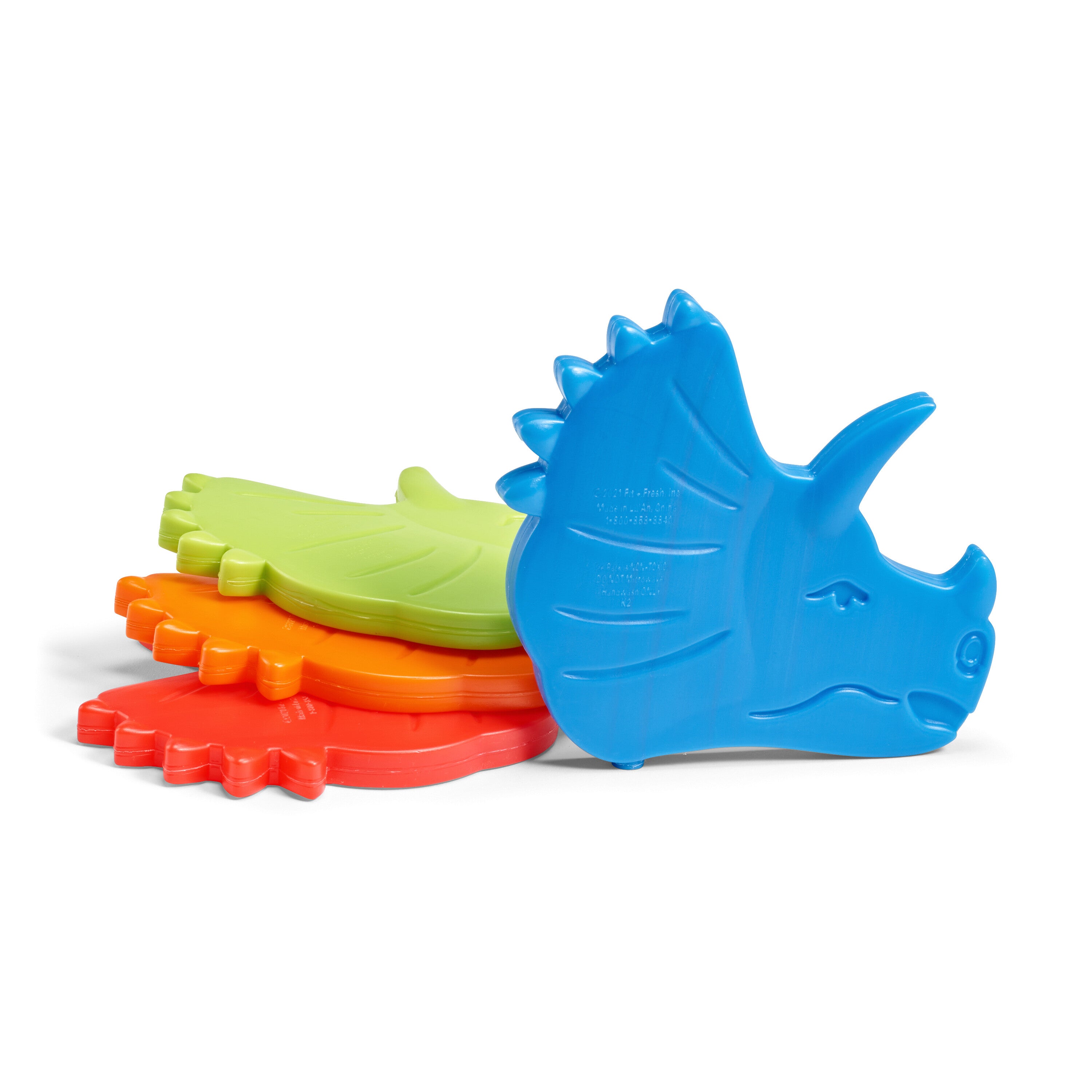 fit-fresh-cool-coolers-kids-shaped-slim-ice-packs-dinosaur-0-5-thin-lunch-box-ic image 2