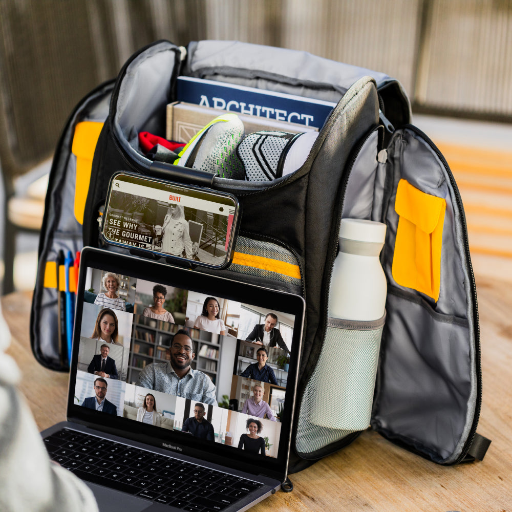 built-all-in-backpack-22-pocket-convertible-workstation-backpack-with-drop-down- image 2