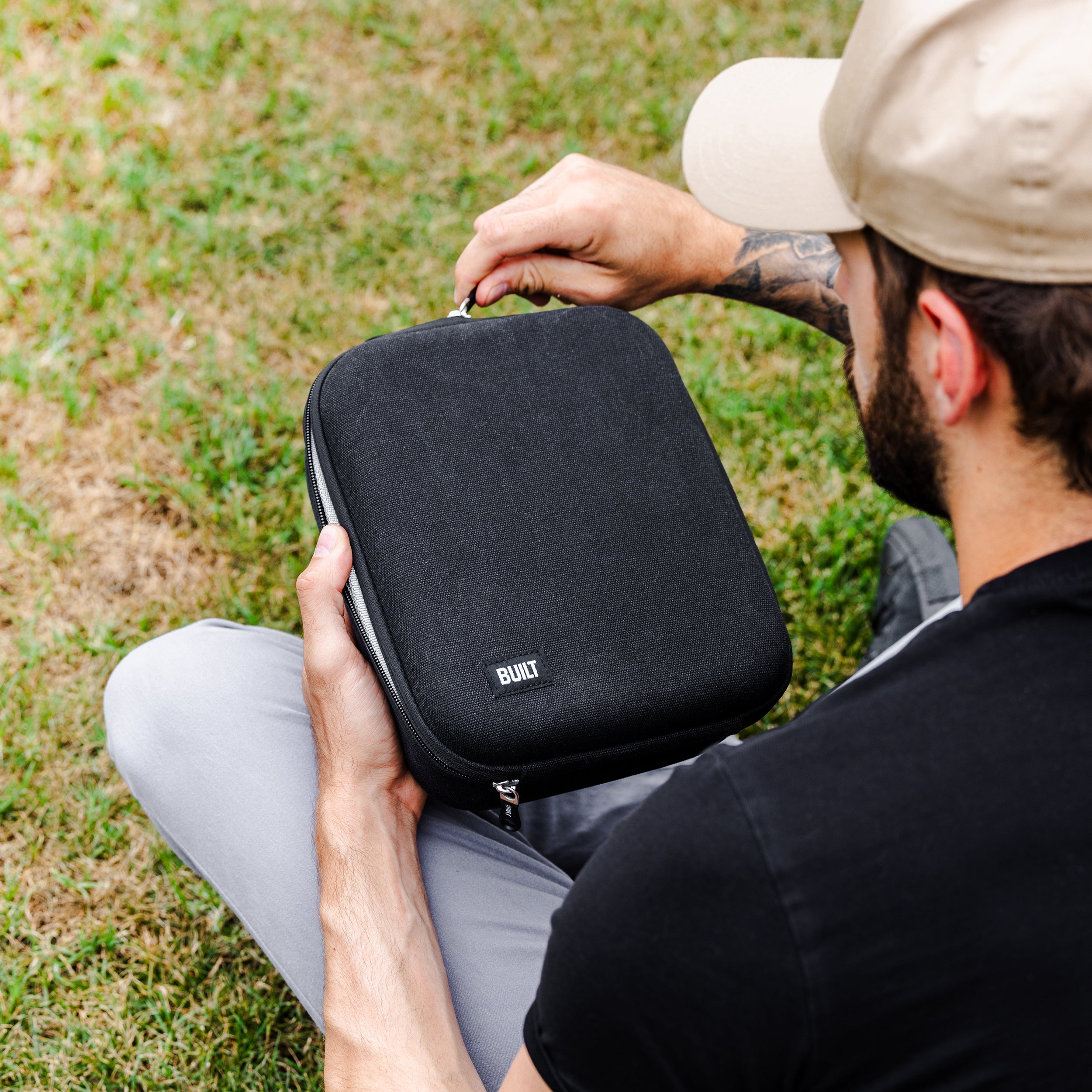 built-hardshell-lunch-pack-eva-hard-shell-insulated-lunch-bag-with-spacious-food image 2