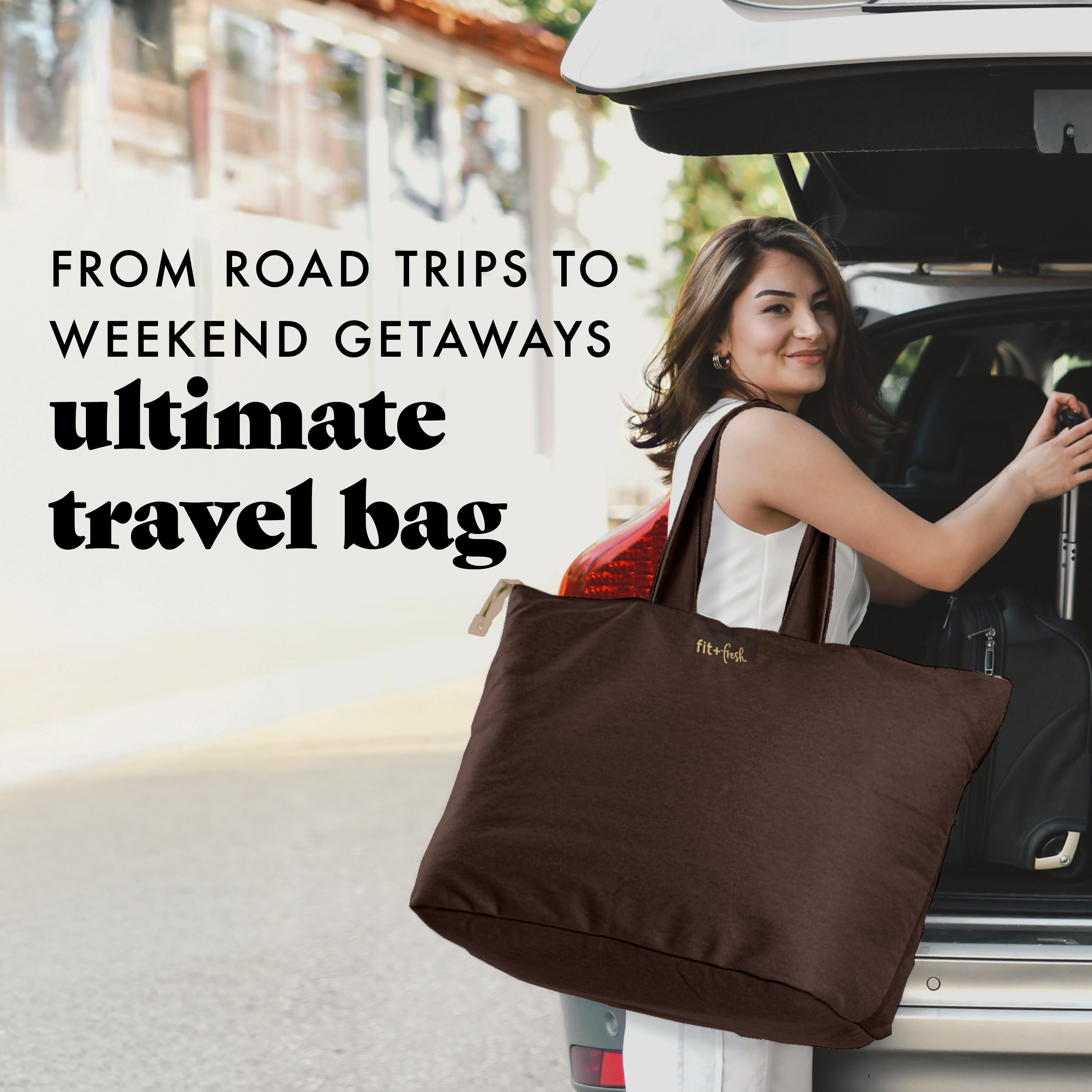 fit-fresh-all-the-things-xl-travel-tote-bag-chocolate-brown-22-x-18-x-12-foldabl image 5