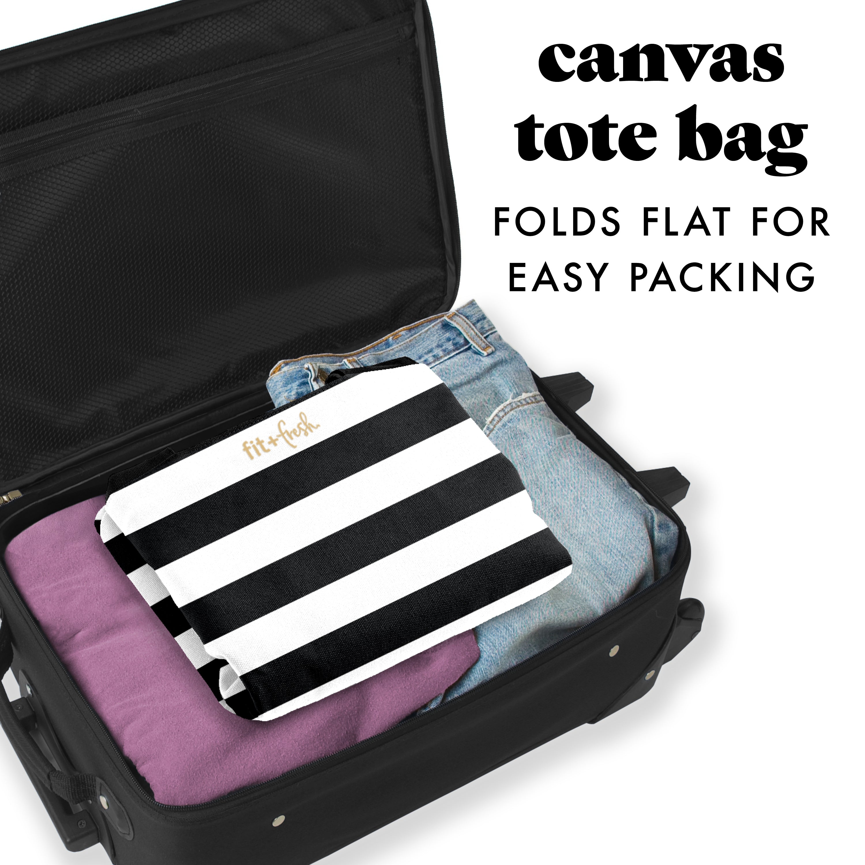 fit-fresh-all-the-things-xl-travel-tote-bag-b-w-stripe image 7