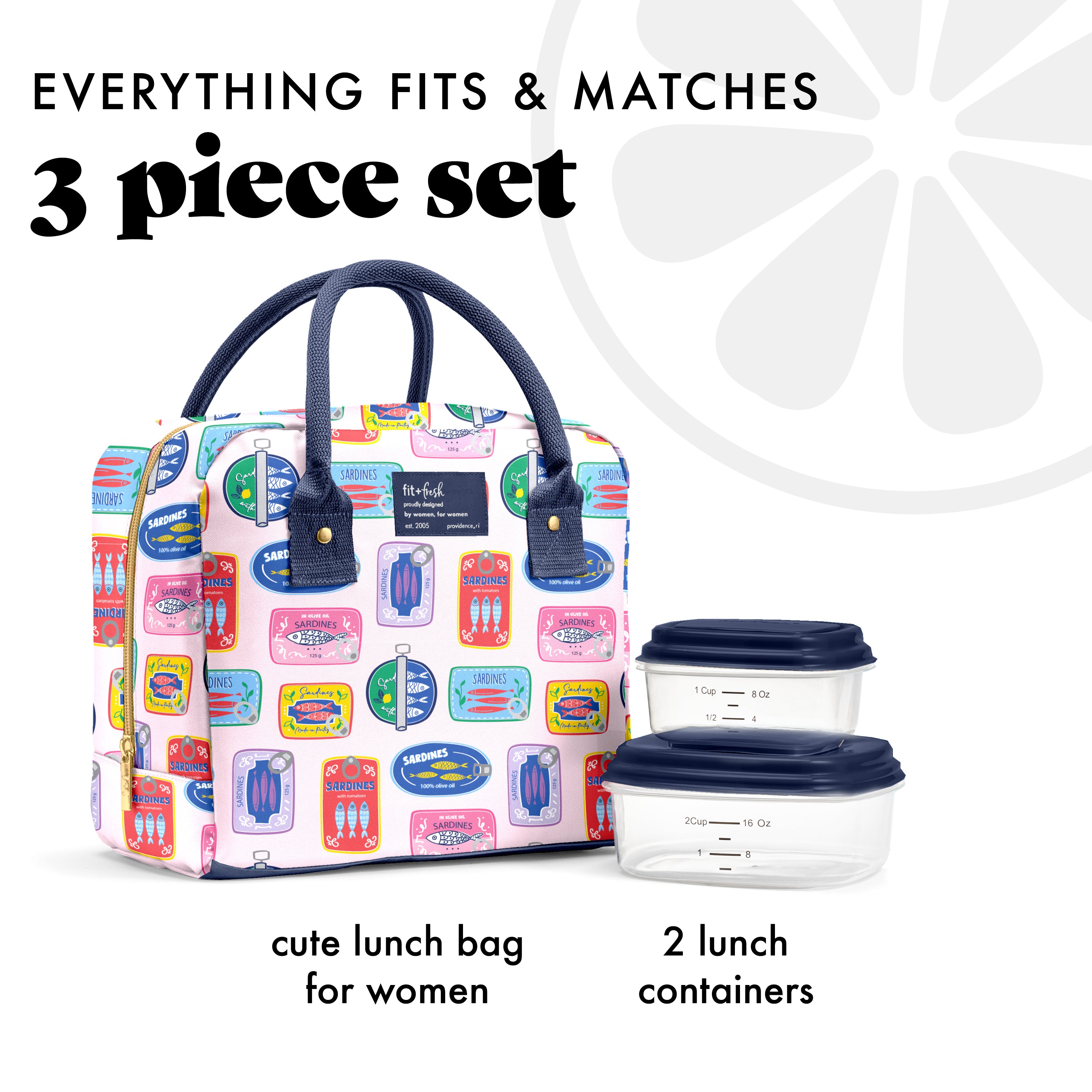 fit-fresh-bloomington-lunch-bag-with-lunch-kit-assorted-sardine-cans image 2