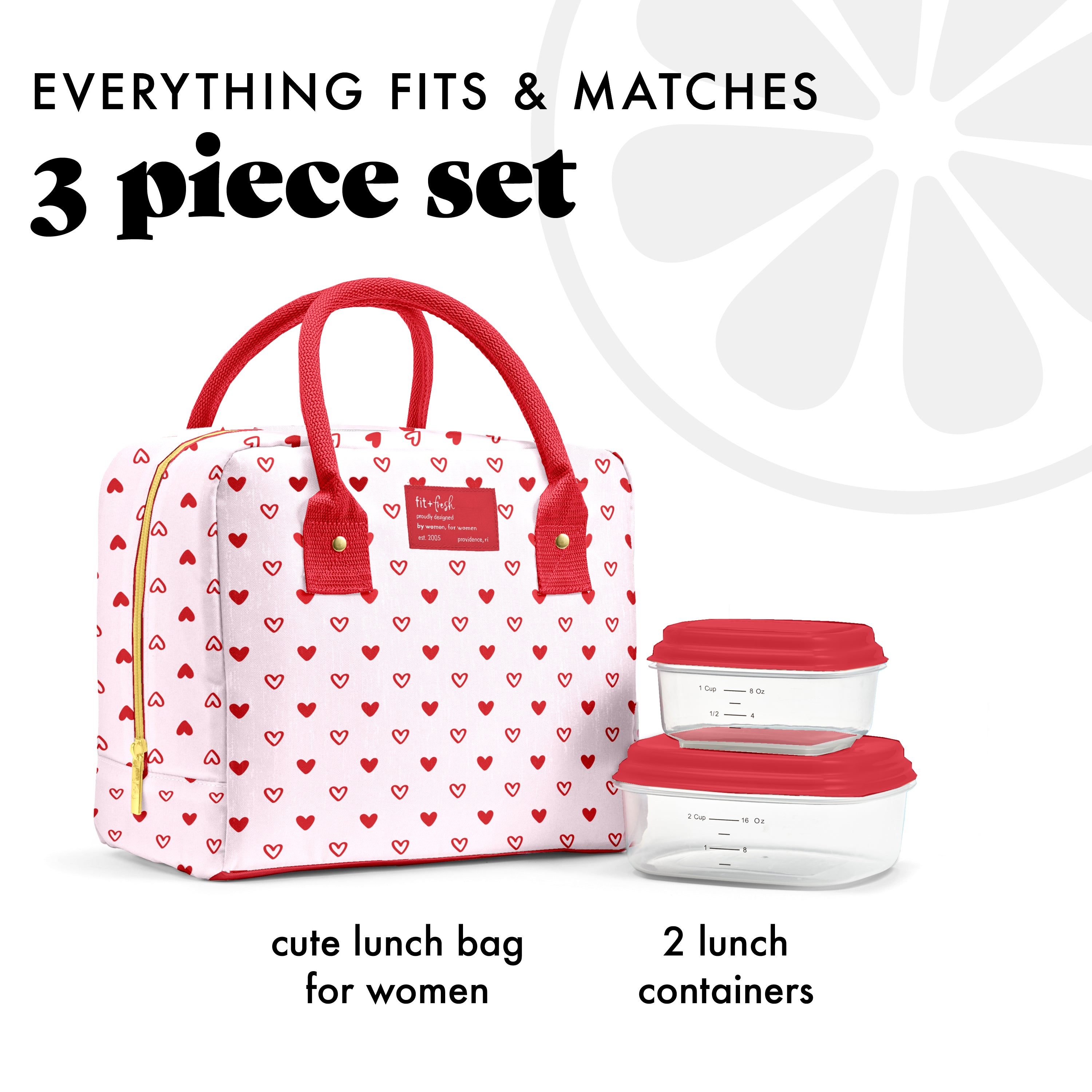 fit-fresh-bloomington-lunch-bag-with-lunch-kit-red-hearts-insulated-lunch-bag-wi image 2