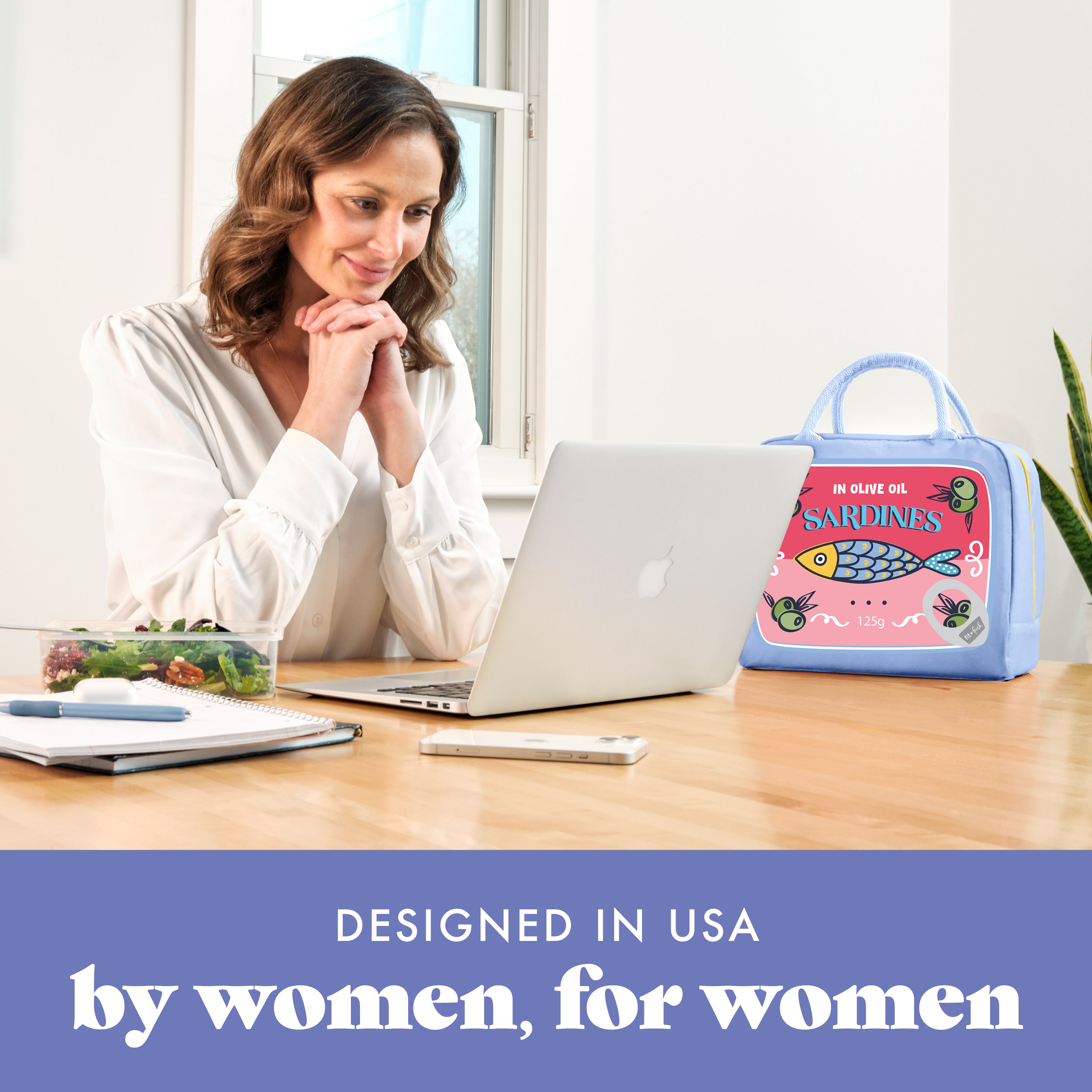 fit-fresh-bloomington-lunch-bag-with-lunch-kit-rose-sardine-can-insulated-lunch- image 6