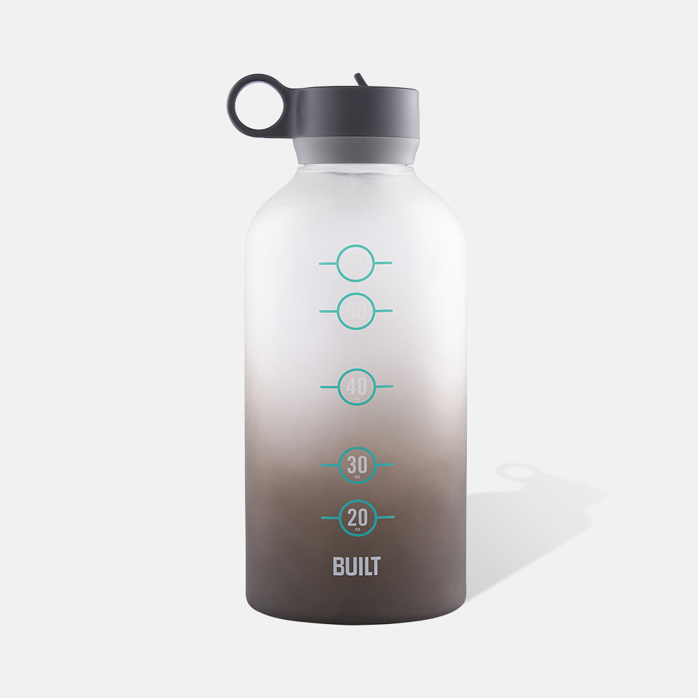 built-74oz-motivational-water-bottle-with-straw-lid-and-time-markers image 1