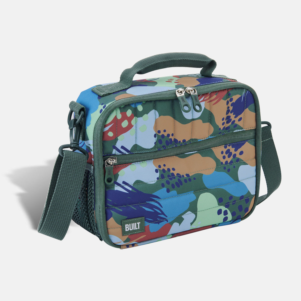 built-puffer-lunch-box-quilted-insulated-lunch-bag-with-removable-crossbody-stra image 2