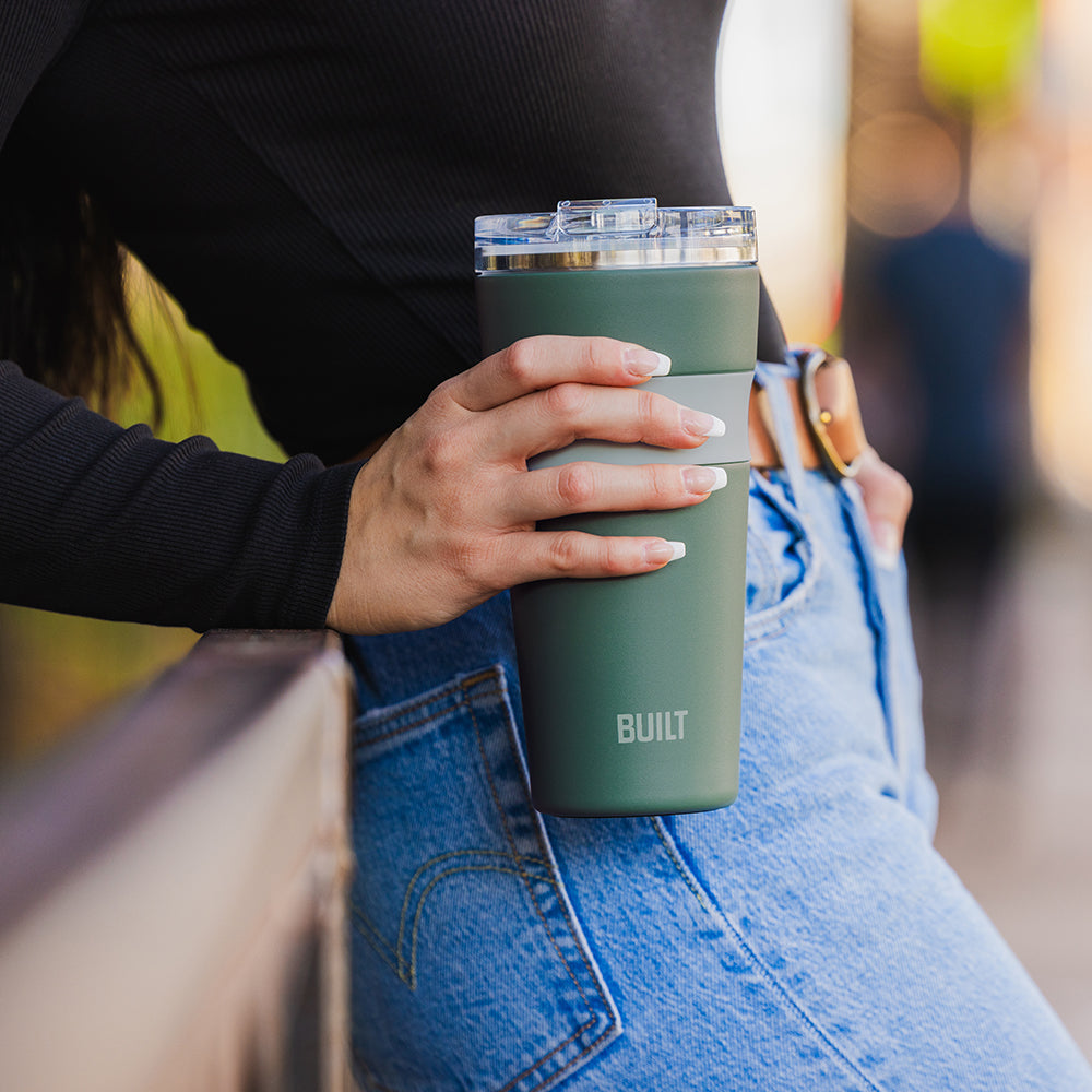 built-24oz-shasta-stainless-steel-tumbler-with-leak-proof-flip-lid-and-silicone- image 2