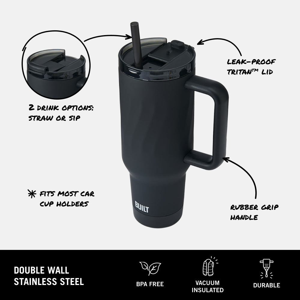 built-40oz-wave-tumbler-double-wall-vacuum-insulated-stainless-steel-with-flip-u image 7