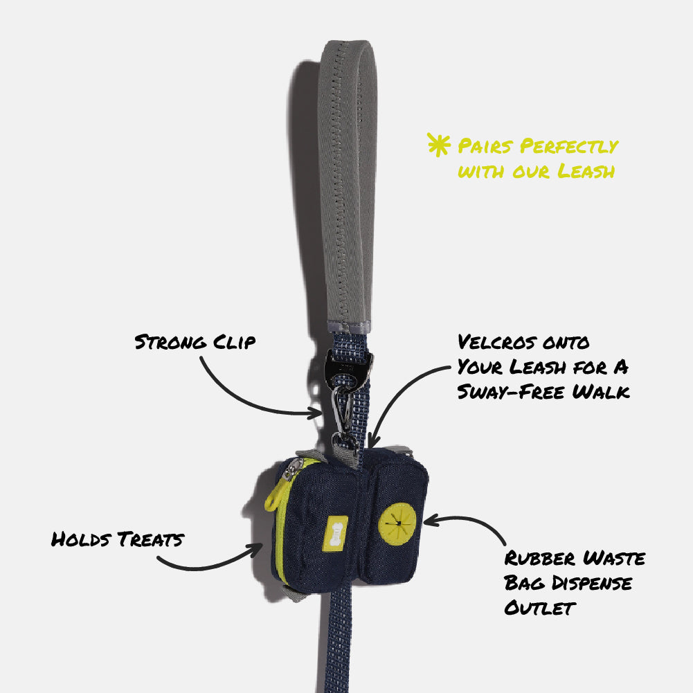 built-duo-dog-leash-bag-dual-compartment-waste-bag-dispenser-treat-pouch-with-le image 7