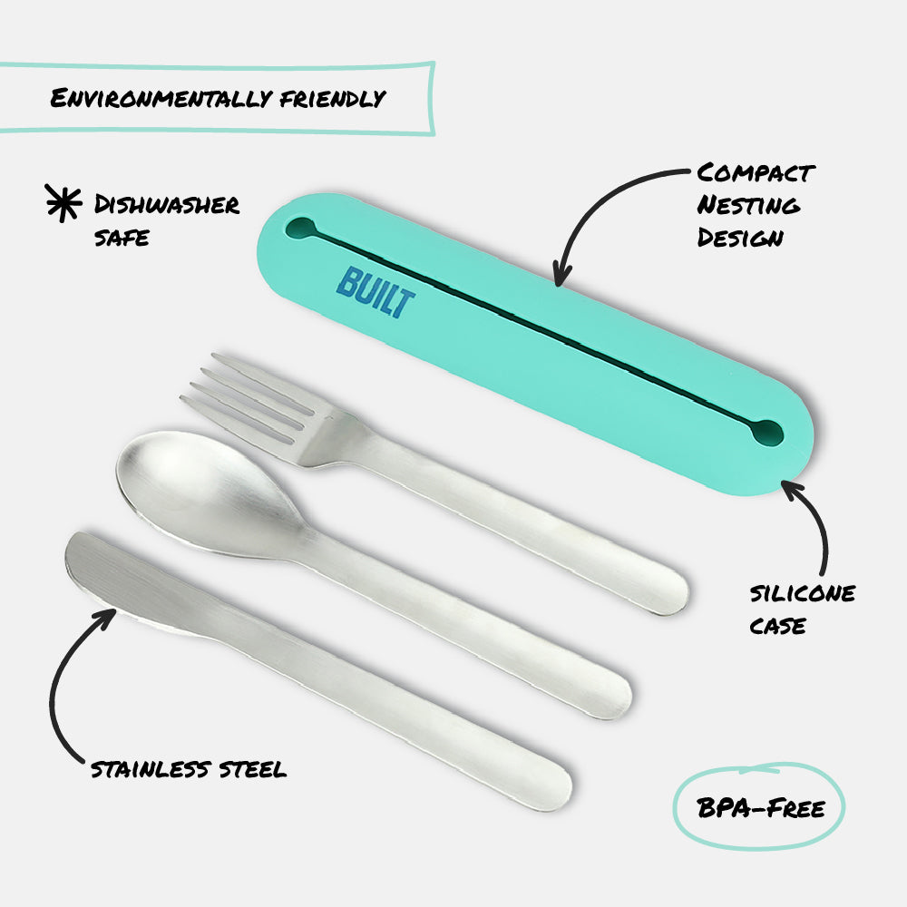 built-silicone-utensil-case-with-stainless-steel-utensils-portable-fork-knife-sp image 7