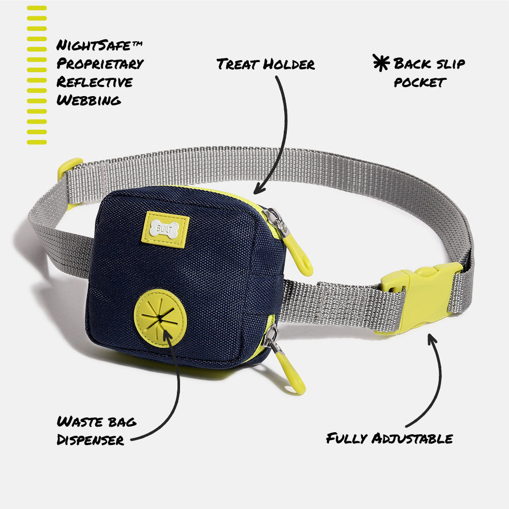 built-nightsafe-reflective-dog-walk-waist-pack-bag-with-waste-bag-dispenser image 5