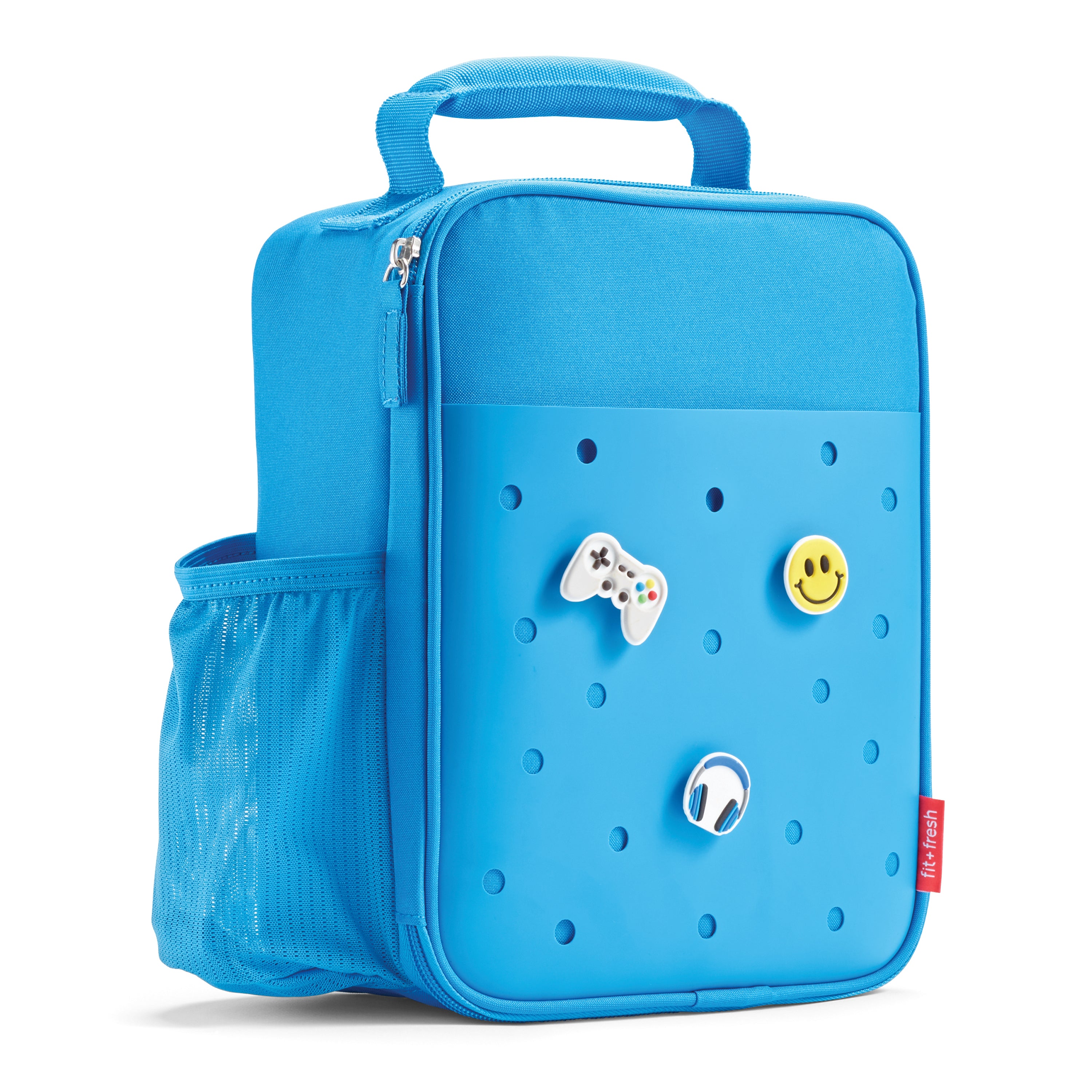 fit-fresh-charm-kids-lunch-bag-with-3-charms-azure-blue image 1