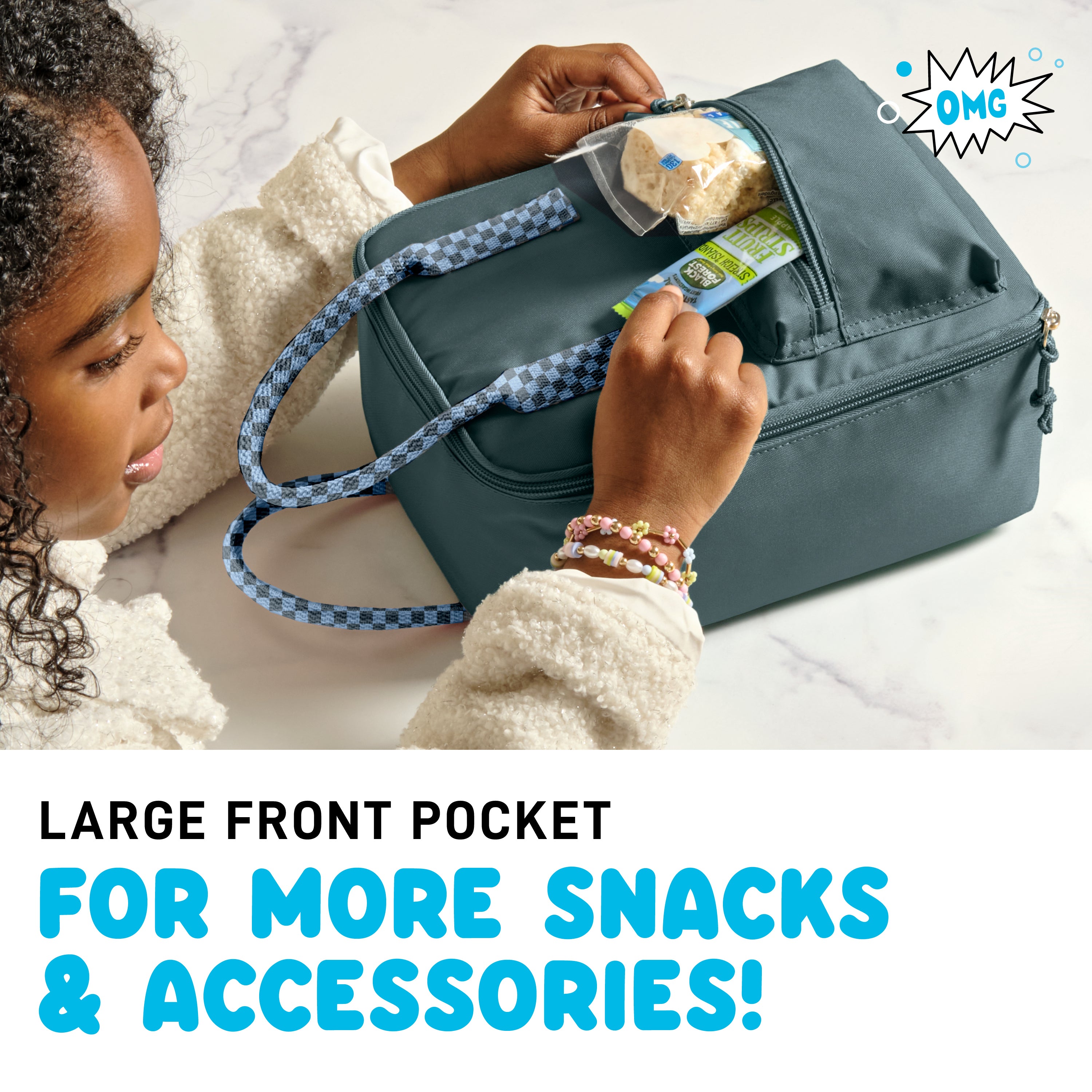 fit-fresh-connor-kids-lunch-bag-boulder-slim-insulated-kids-lunch-box-with-front image 5