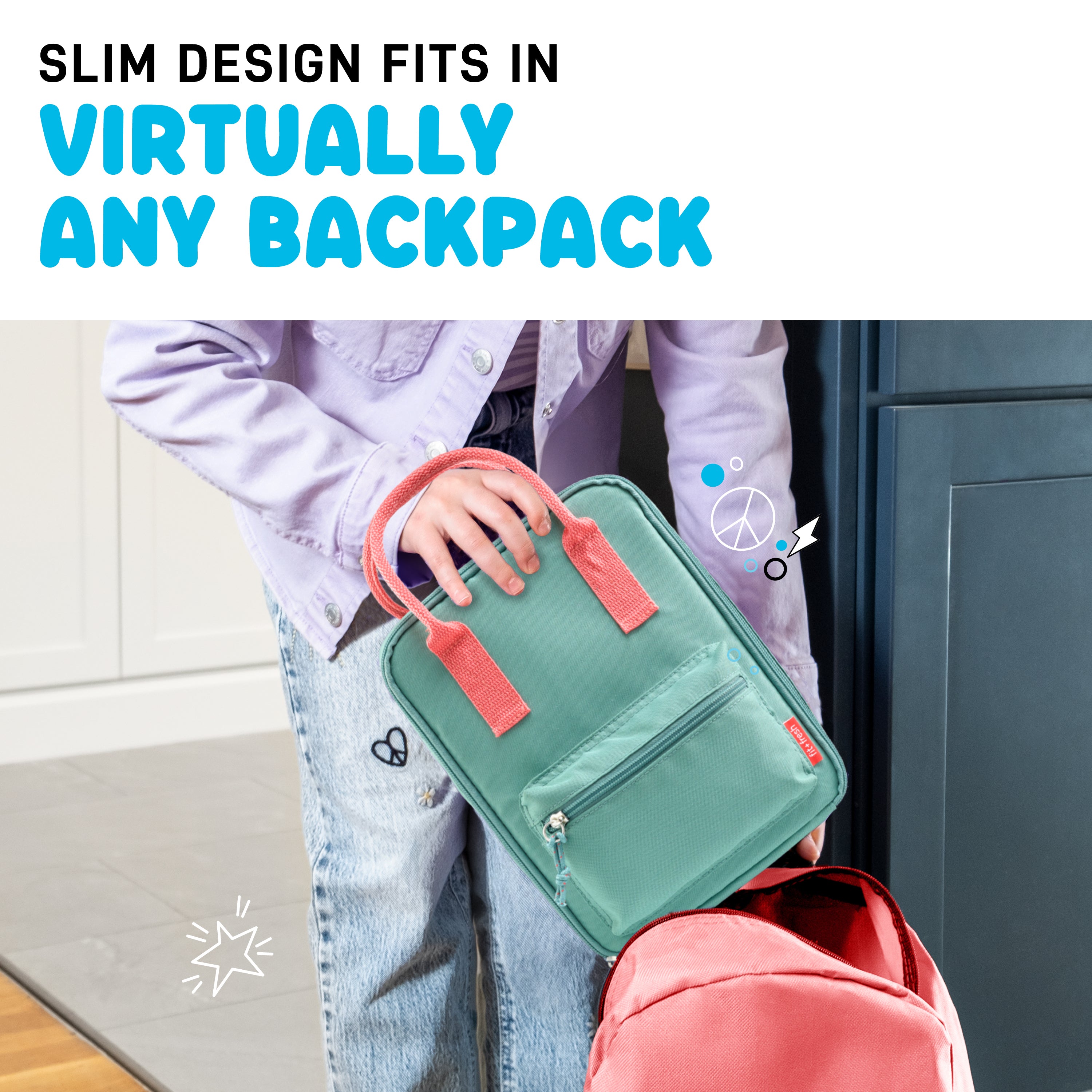 fit-fresh-connor-kids-lunch-bag-seafoam-slim-insulated-lunch-box-that-fits-a-ben image 6