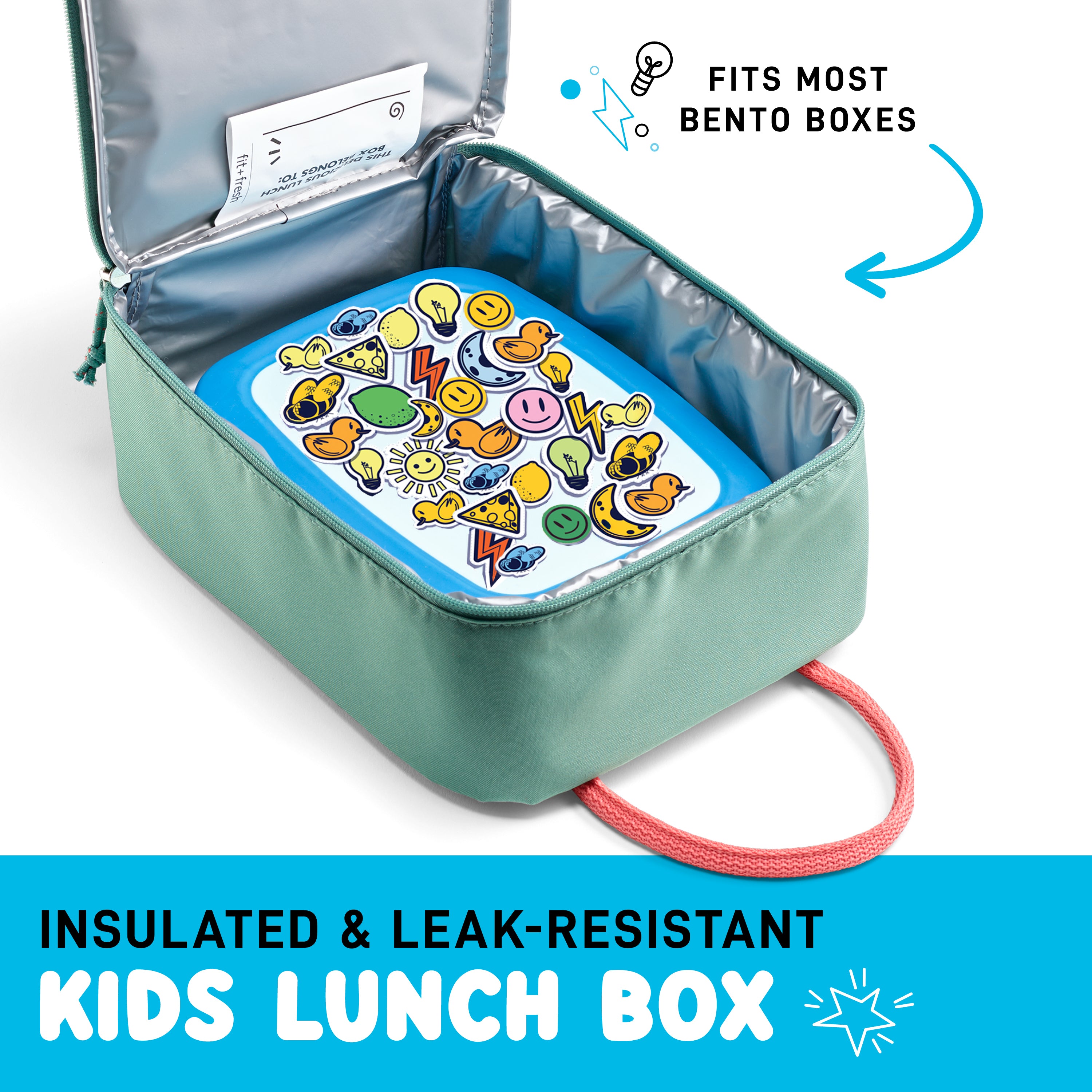 fit-fresh-connor-kids-lunch-bag-seafoam-slim-insulated-lunch-box-that-fits-a-ben image 7