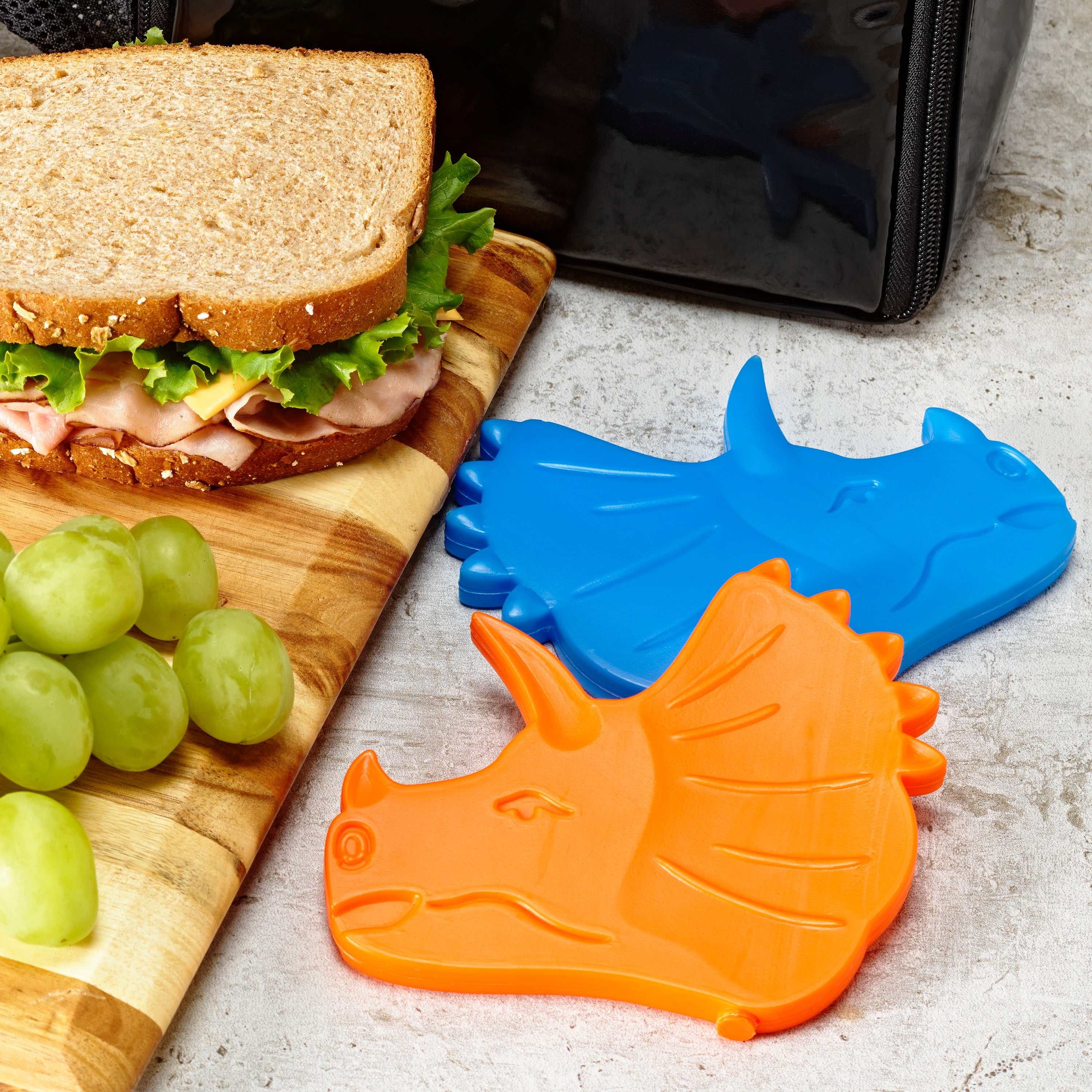 fit-fresh-cool-coolers-kids-shaped-slim-ice-packs-dinosaur-0-5-thin-lunch-box-ic image 5