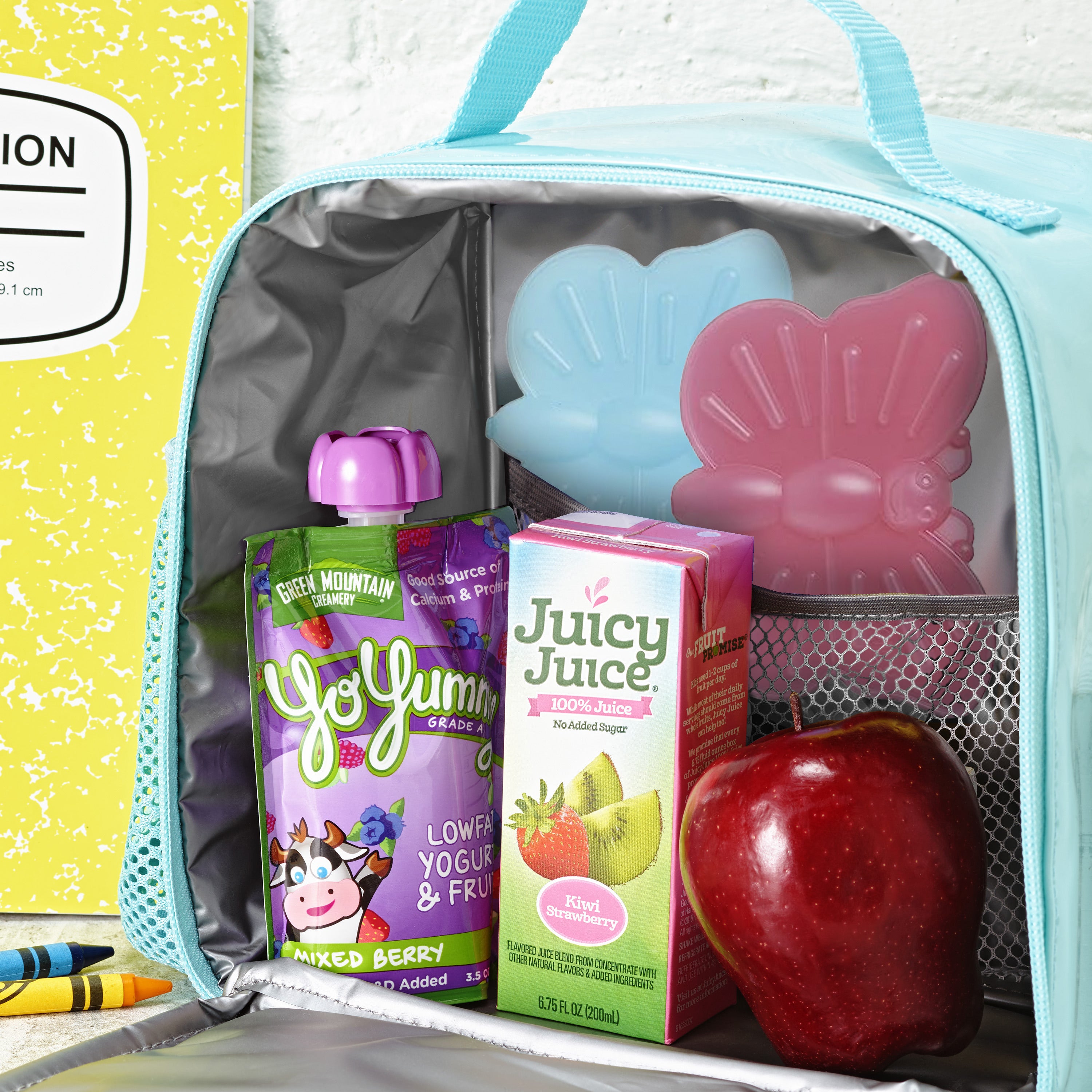 fit-fresh-cool-coolers-kids-shaped-ice-packs-butterfly-ultra-thin-reusable-lunch image 4