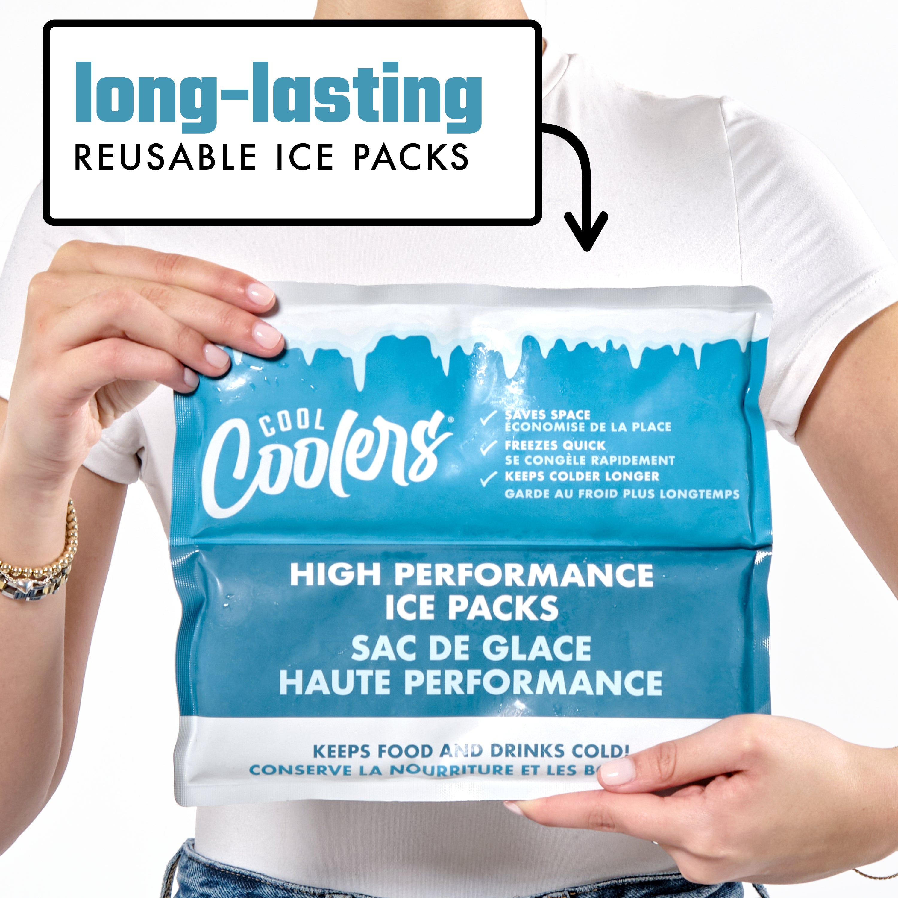 fit-fresh-cool-coolers-xxl-high-performance-cooler-ice-packs-blue-10-x8-5-reusab image 3