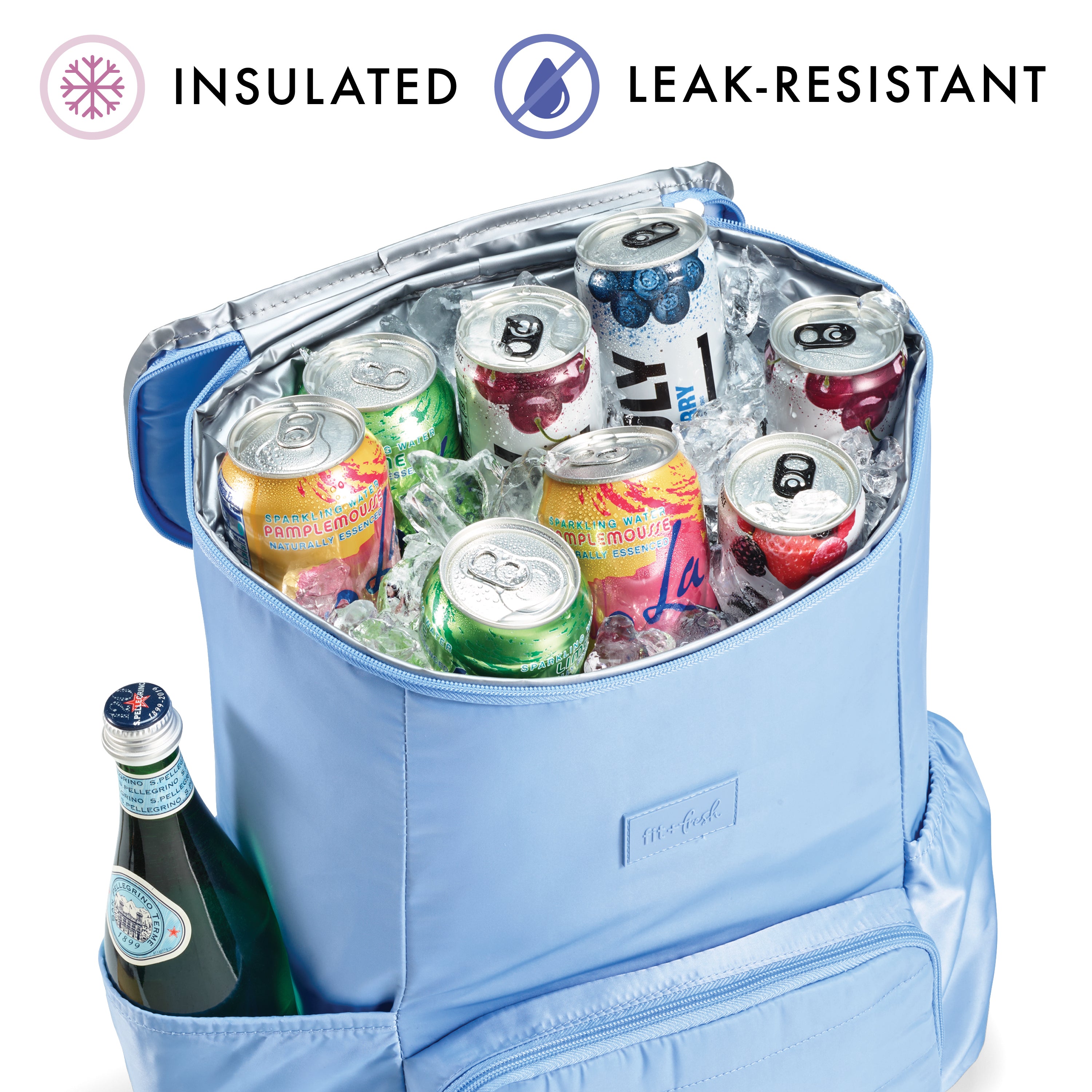 fit-fresh-izzy-24-can-insulated-backpack-cooler-cornflower image 2