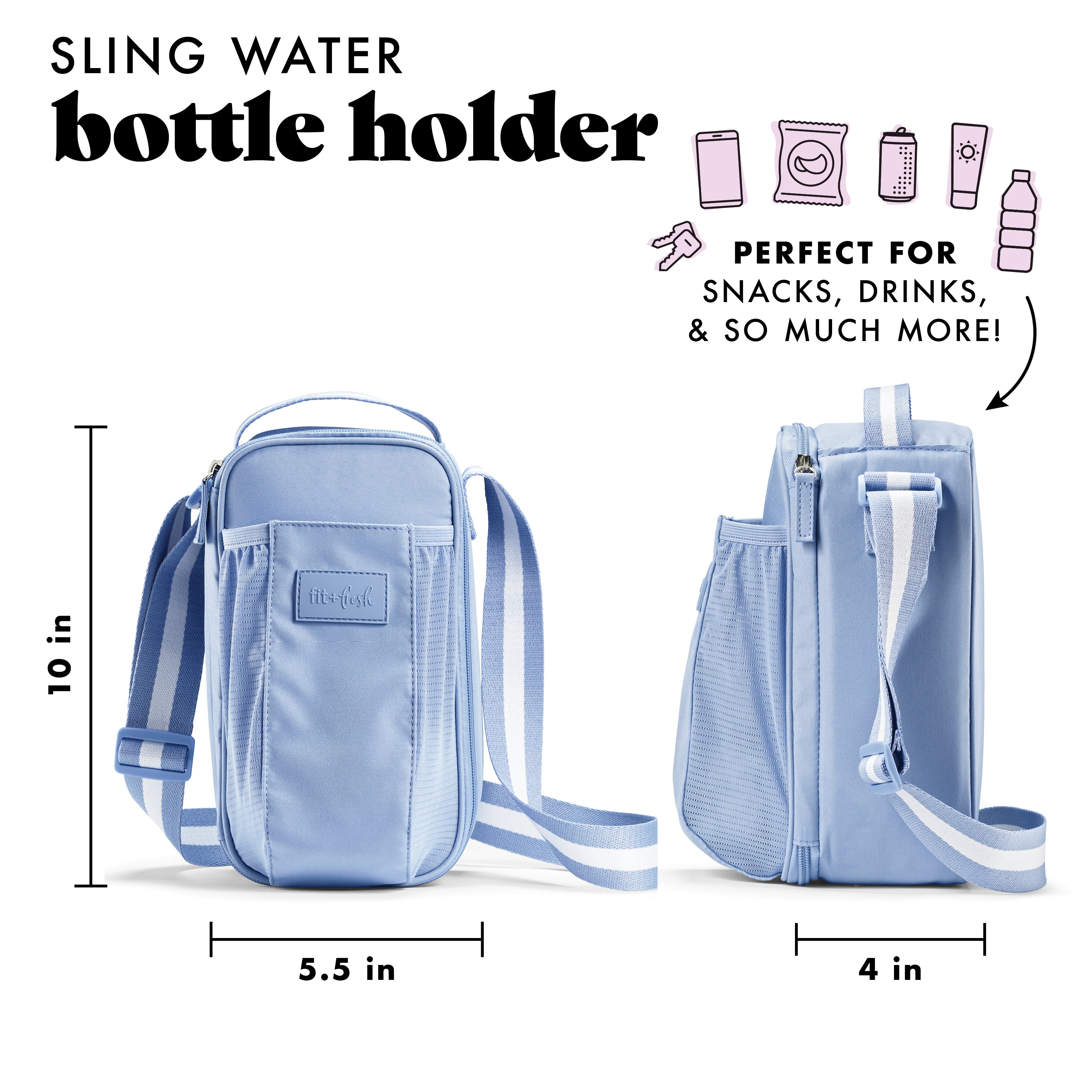 fit-fresh-nina-water-bottle-cooler-crossbody-bag-cornflower-insulated-40oz-tumbl image 2