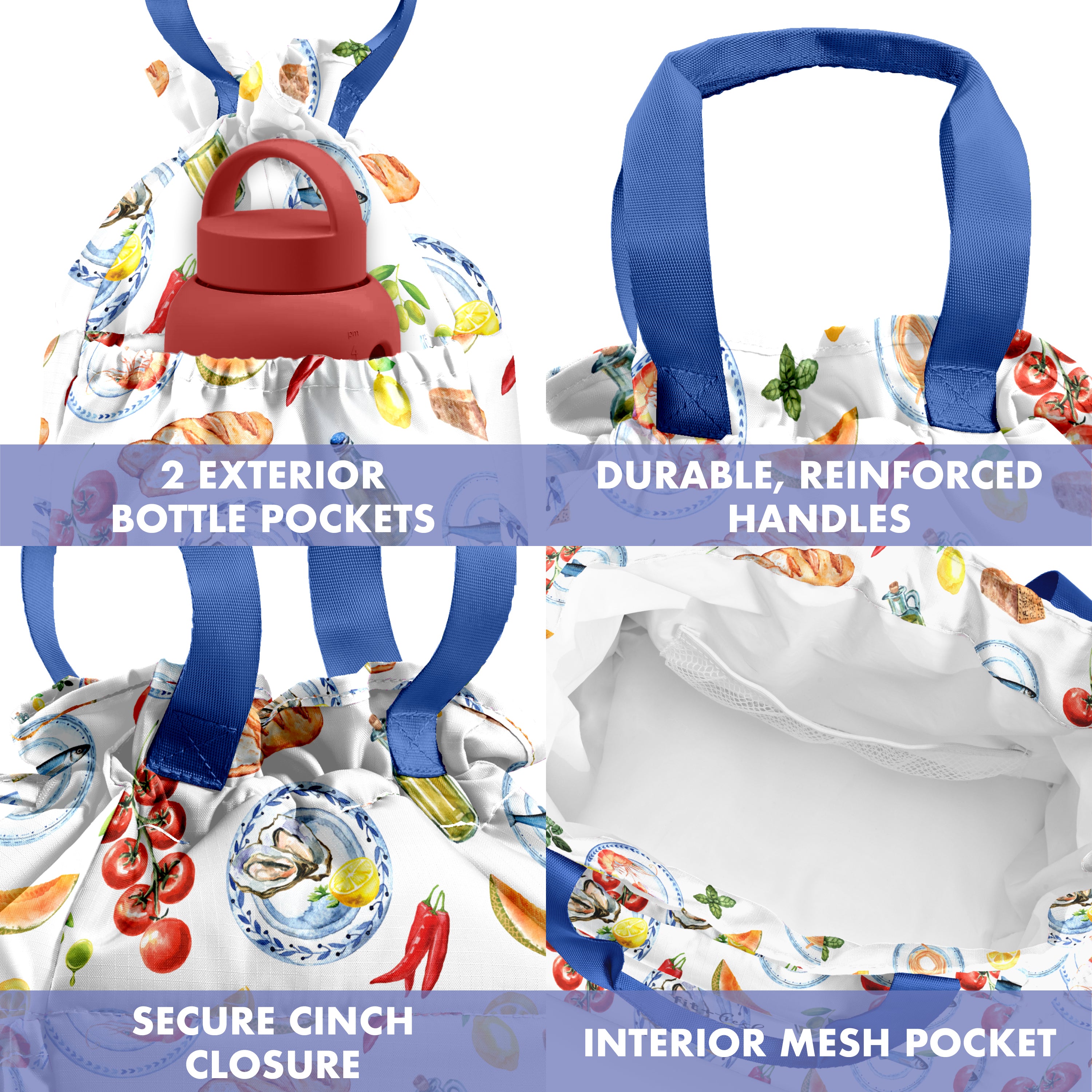 fit-fresh-cromwell-cinch-lunch-tote-with-lunch-kit-al-fresco-10-x-6-5-x-11-draws image 6