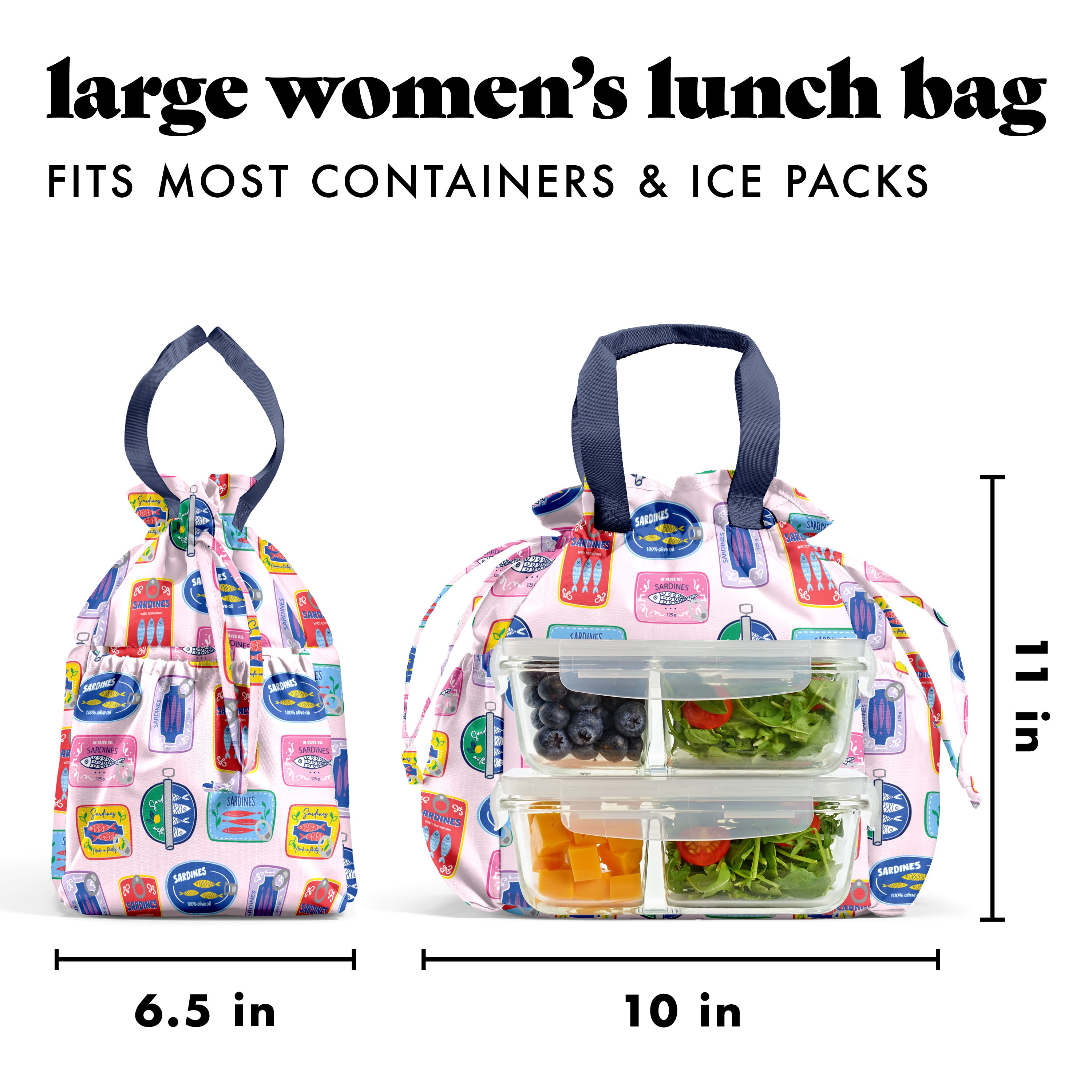 fit-fresh-cromwell-cinch-lunch-tote-with-lunch-kit-assorted-sardine-cans-drawstr image 8