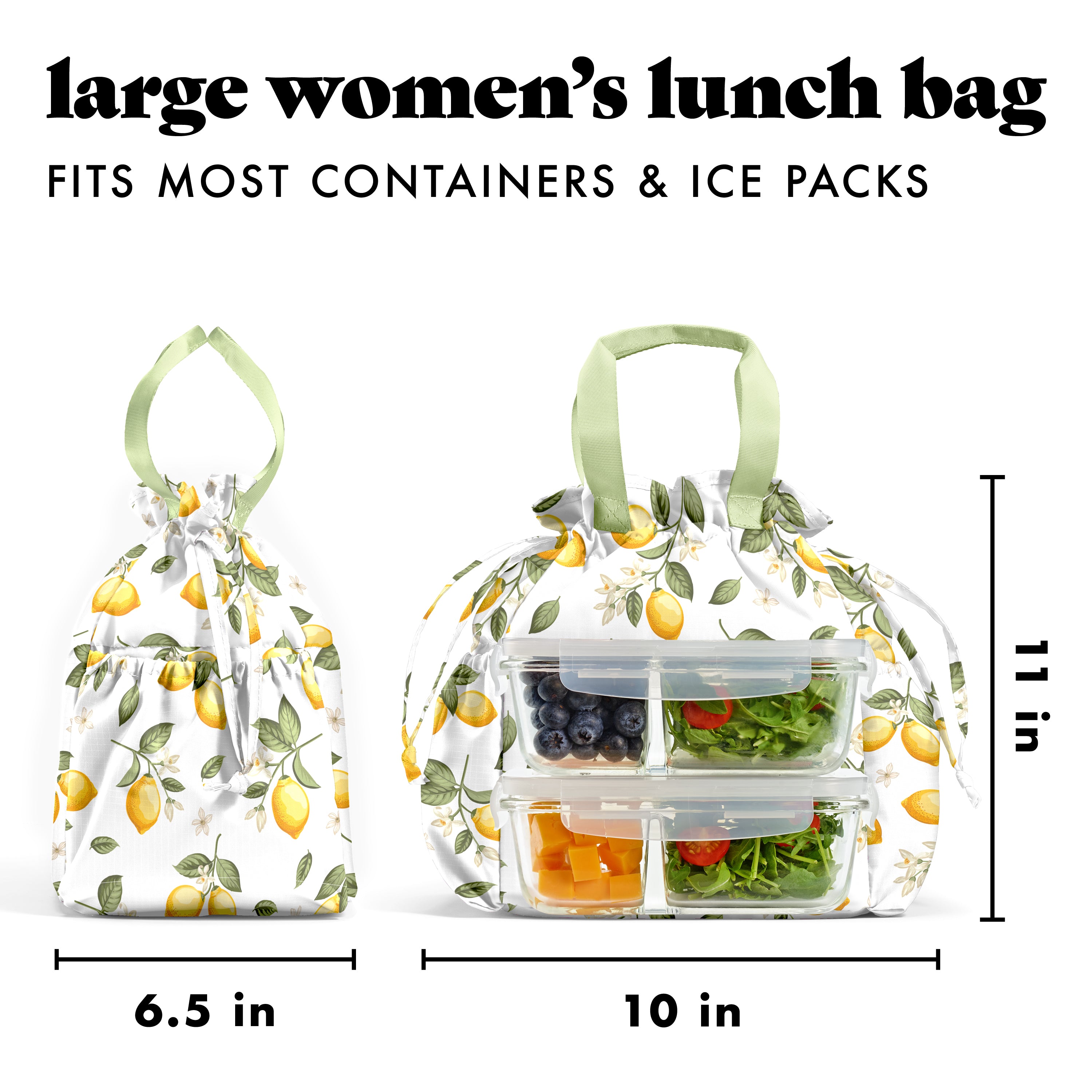 fit-fresh-cromwell-cinch-lunch-tote-with-lunch-kit-lemons-drawstring-insulated-l image 8