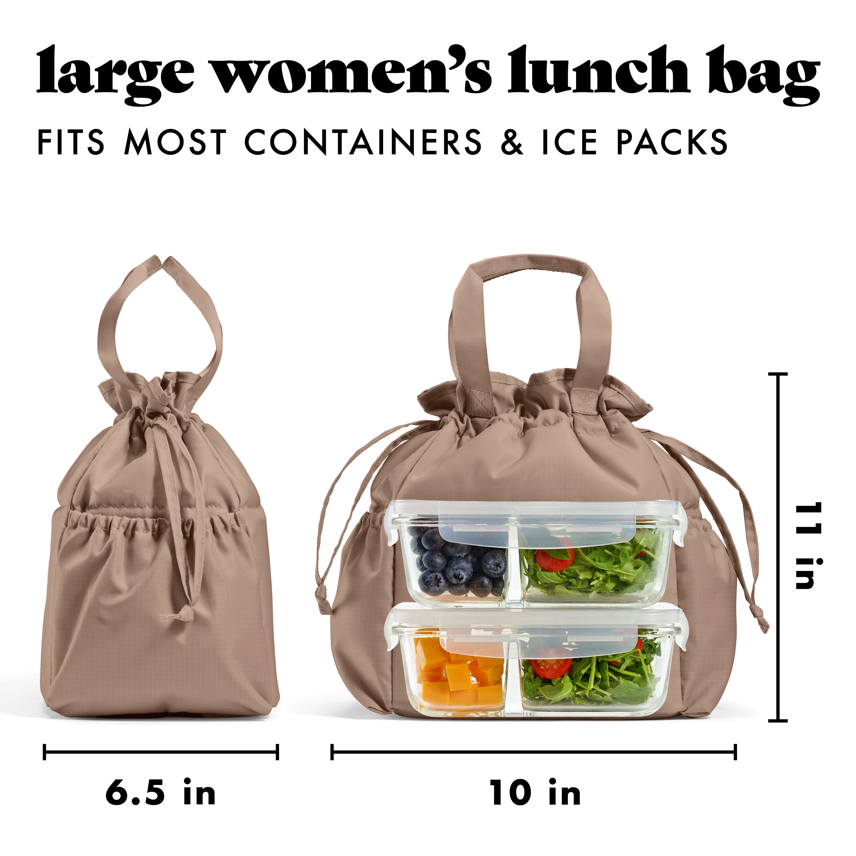 fit-fresh-cromwell-cinch-lunch-tote-with-lunch-kit-taupe-drawstring-insulated-to image 8