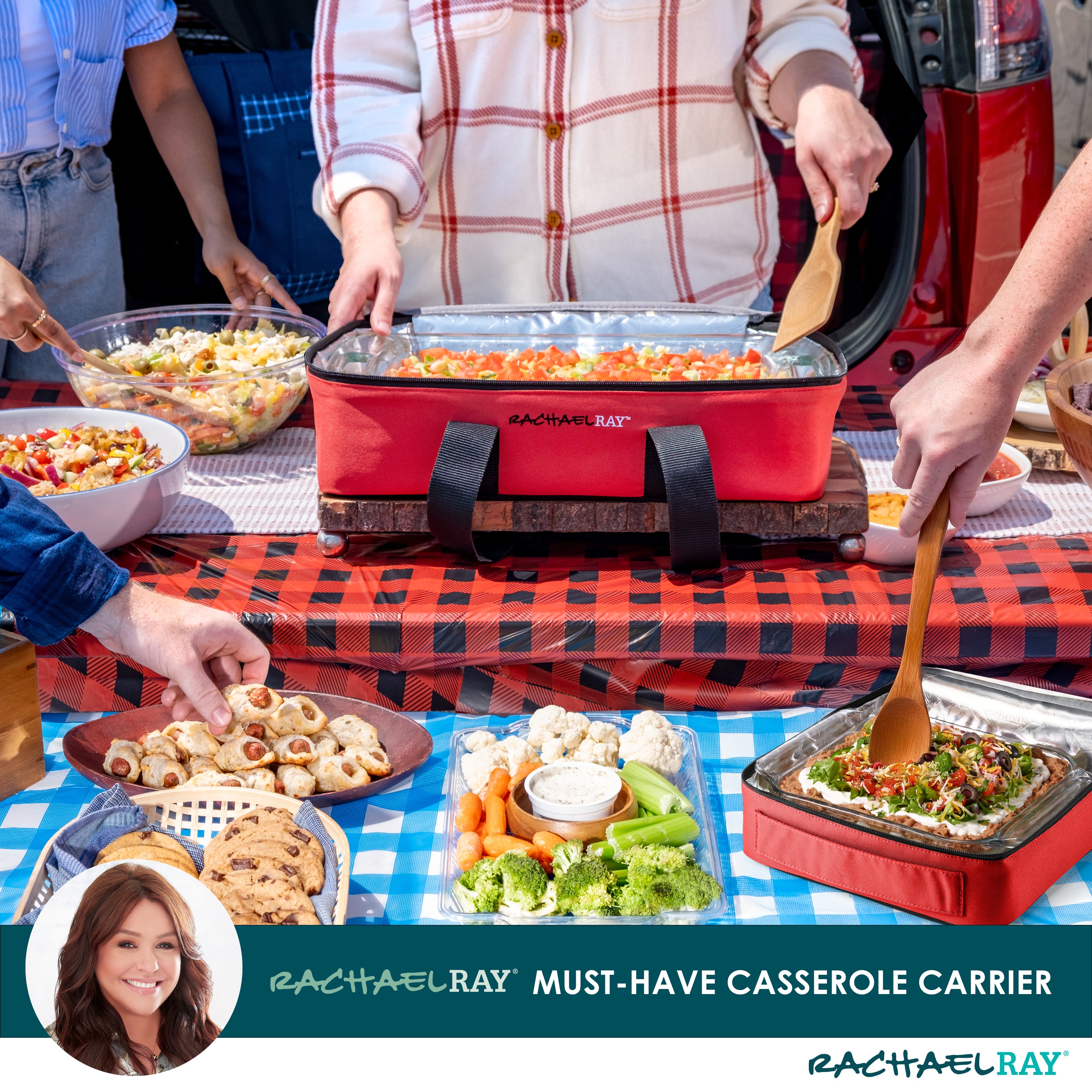 rachael-ray-lasagna-lugger-duo-insulated-casserole-carrier-set-large-9-x13-small image 7