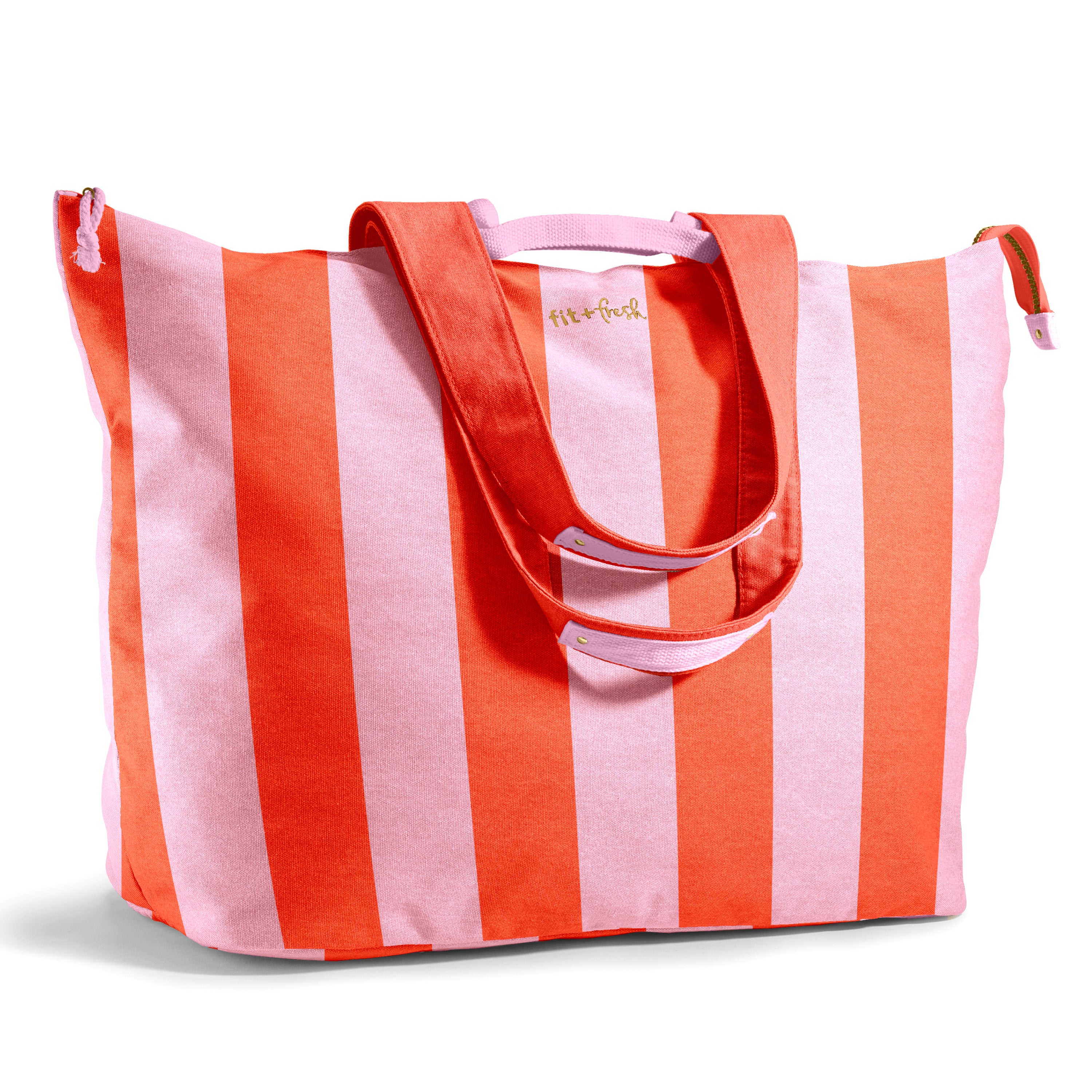 fit-fresh-all-the-things-xl-travel-tote-bag-daiquiri-cabana-stripe-22x18x12-extr image 1