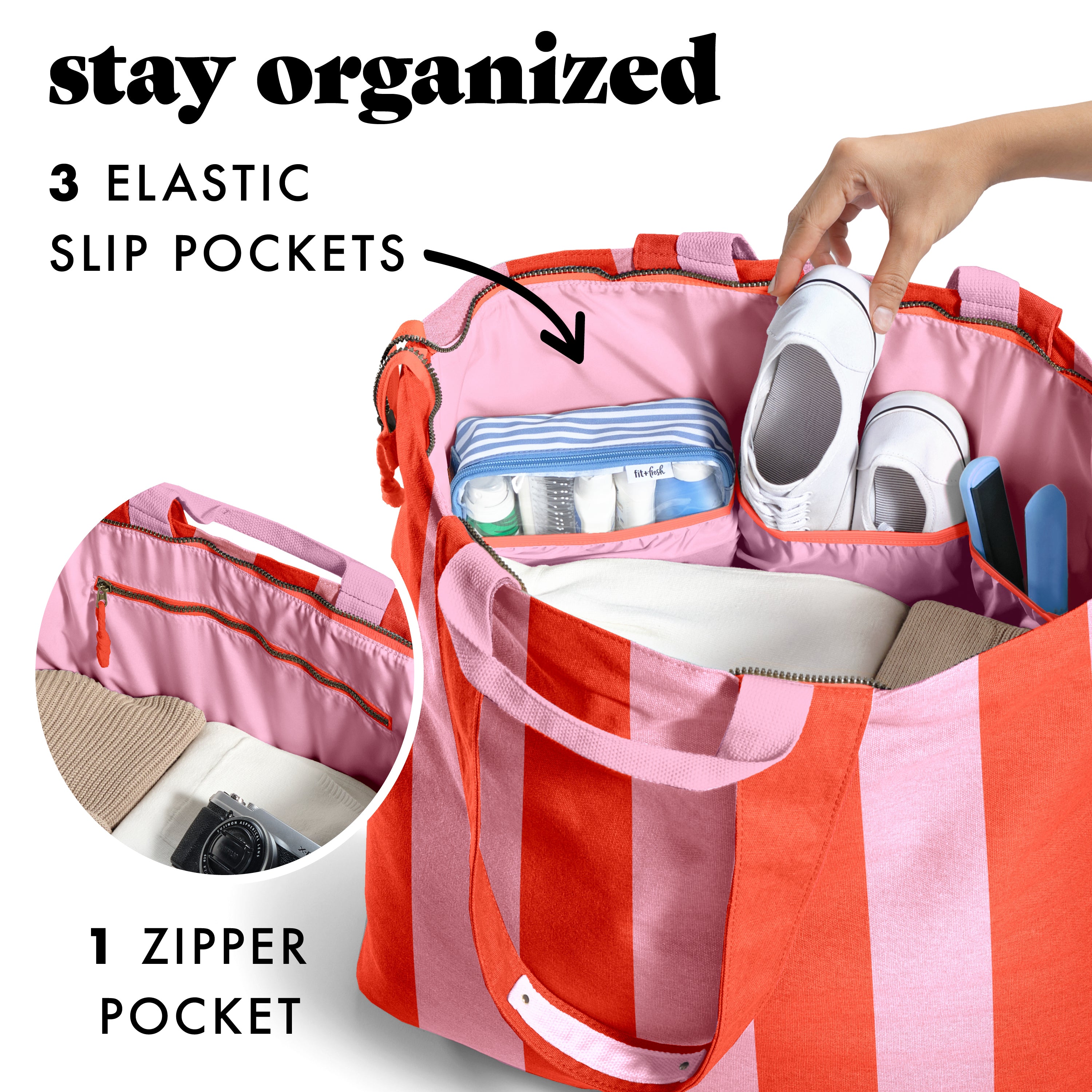 fit-fresh-all-the-things-xl-travel-tote-bag-daiquiri-cabana-stripe-22x18x12-extr image 5
